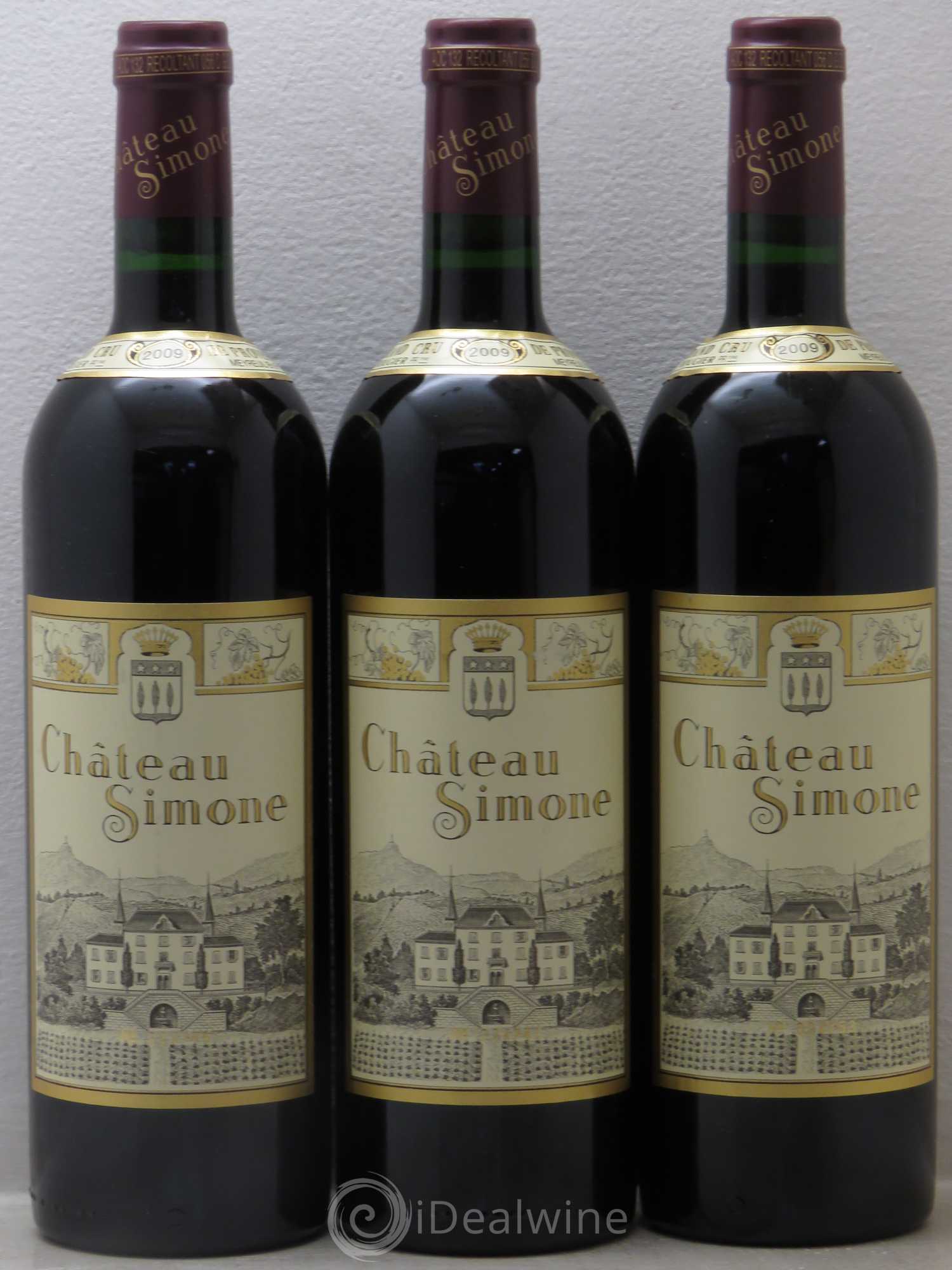 Palette Château Simone Famille Rougier 2009 - Lot de 5 bouteilles - 1