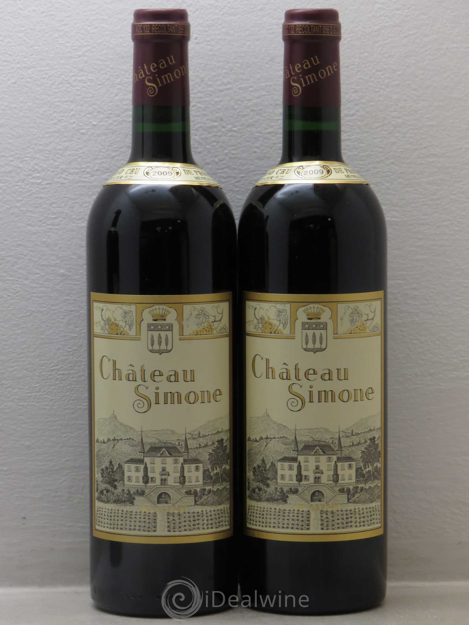 Palette Château Simone Famille Rougier 2009 - Lot de 5 bouteilles - 2