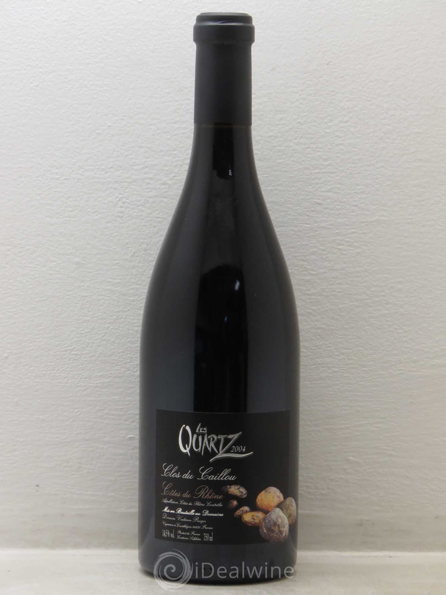 Côtes-du-Rhône Le Clos du Caillou Les Quartz 2004 - Posten von 1 Flasche - 0
