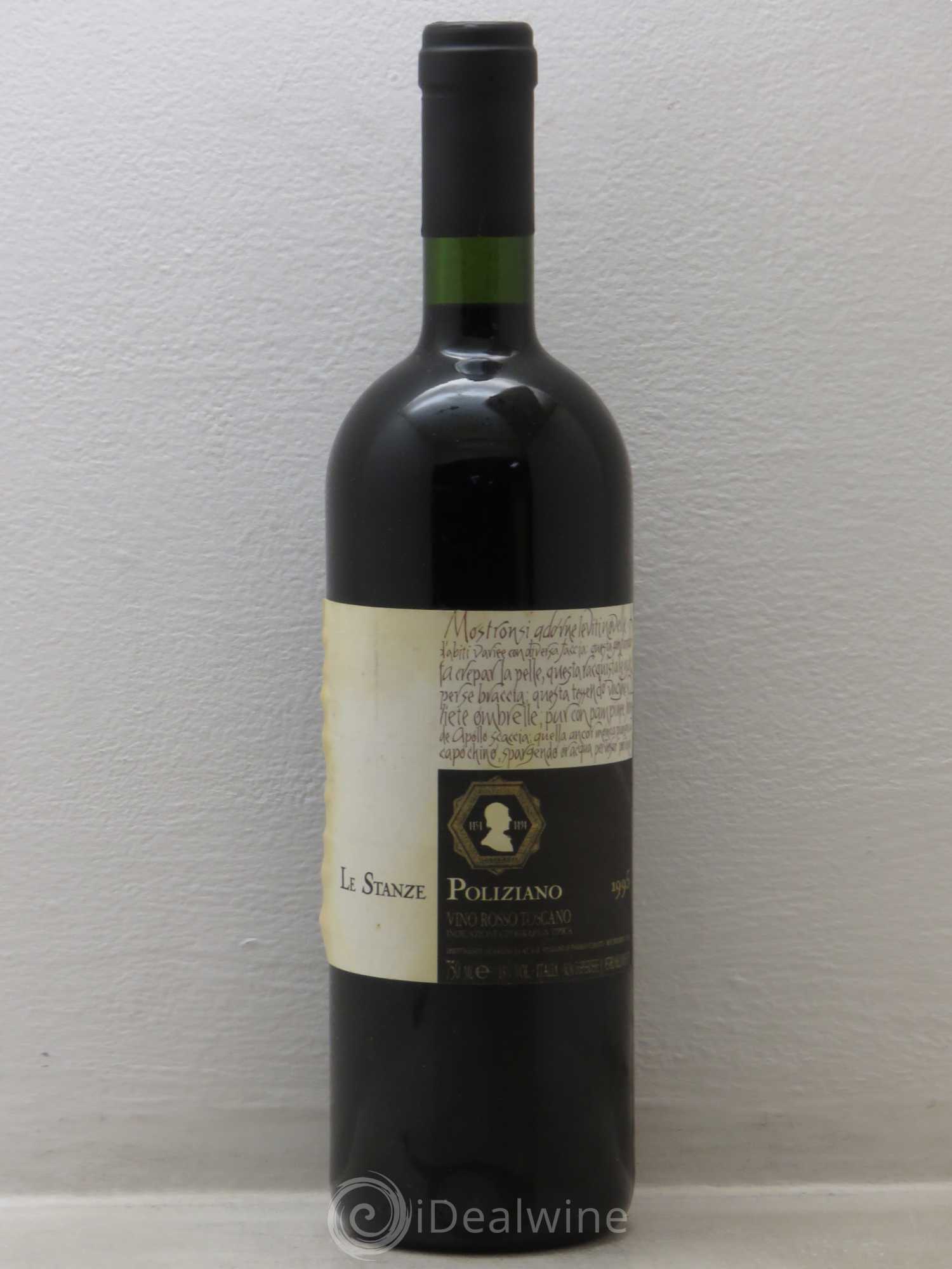 Italie Poliziano Le Stanze rosso toscano 1995 - Posten von 1 Flasche - 0