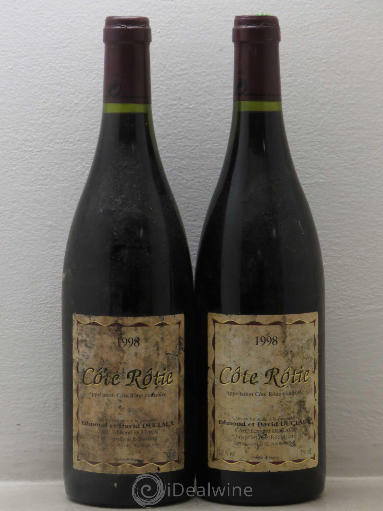 Côte-Rôtie Duclaux 1998 - Posten von 2 Flaschen - 0