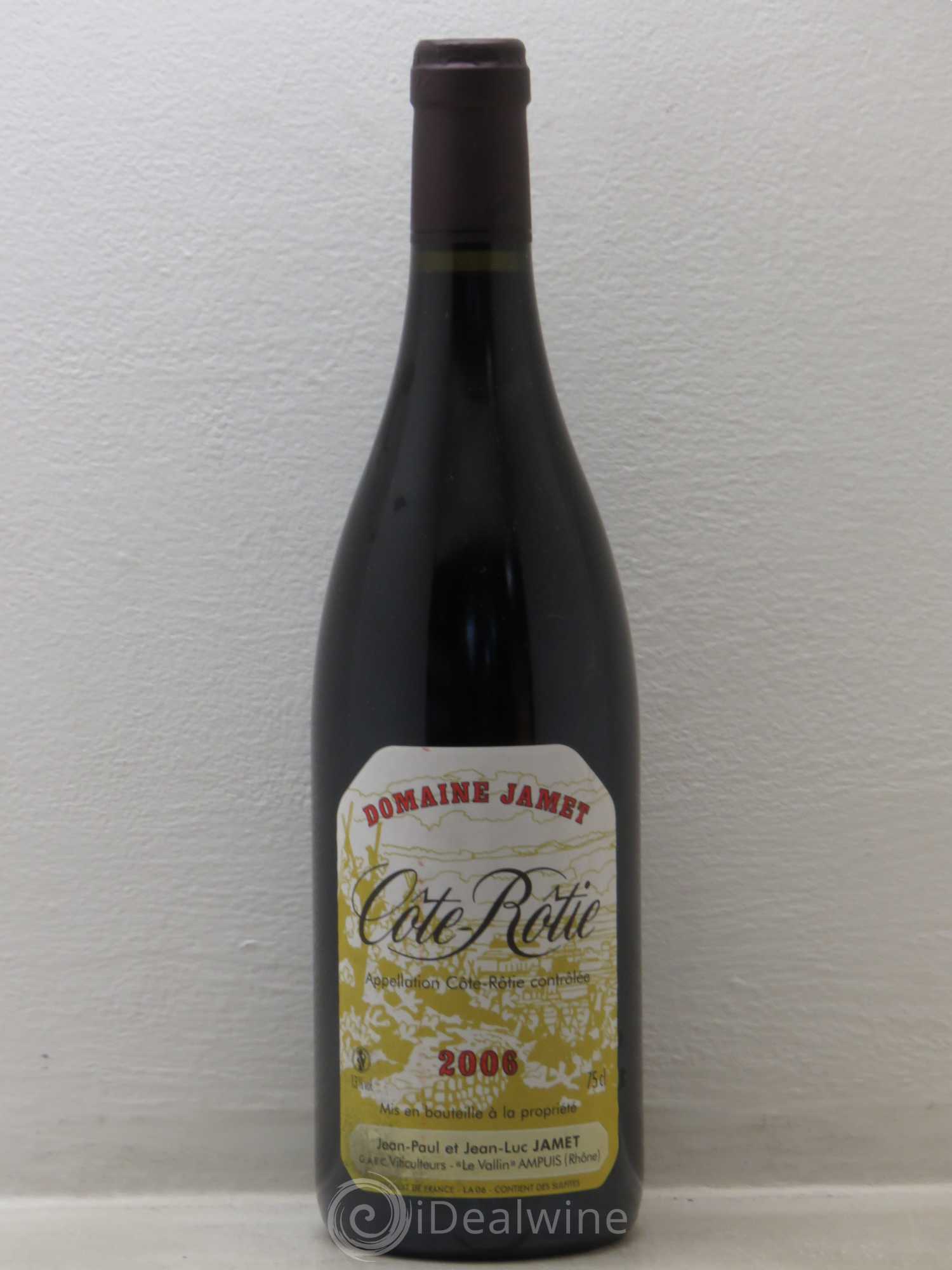 Côte-Rôtie Jamet (Domaine) 2006 - Lot de 1 bouteille - 0