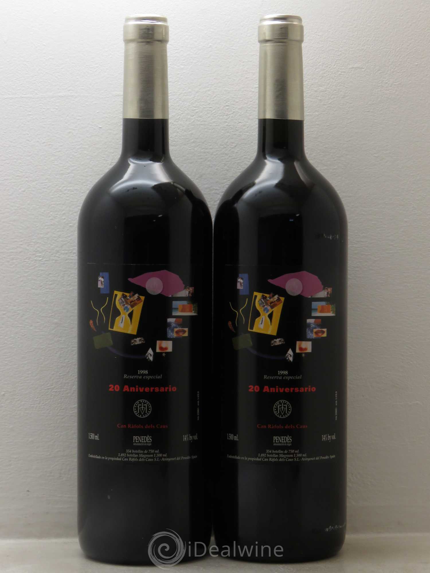 Espagne Penedès Reserva especial Can Rafols dels Caus 20 Aniversario 1998 - Posten von 2 Magnum - 0