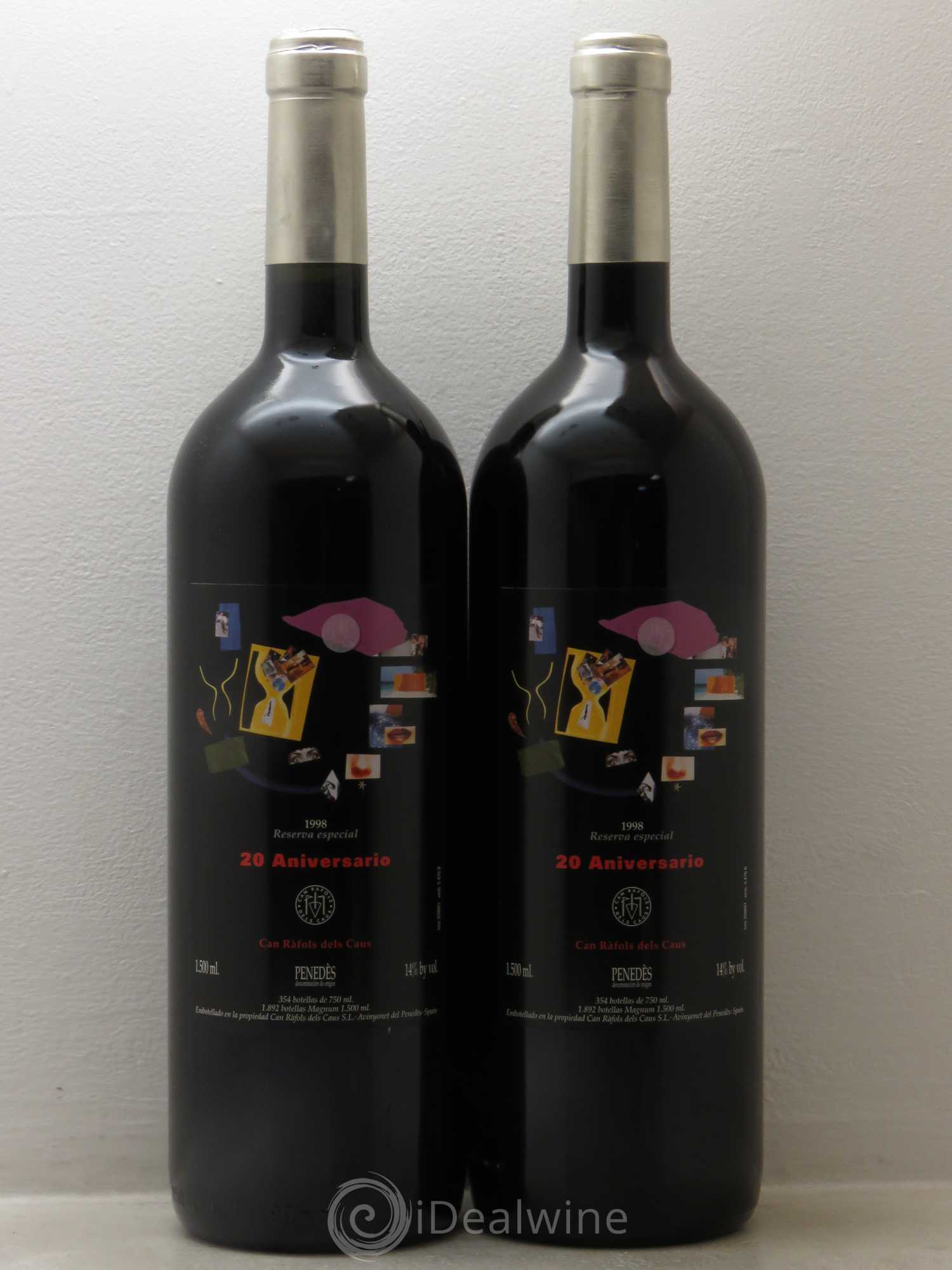Espagne Penedès Reserva especial Can Rafols dels Caus 20 Aniversario 1998 - Posten von 2 Magnum - 0