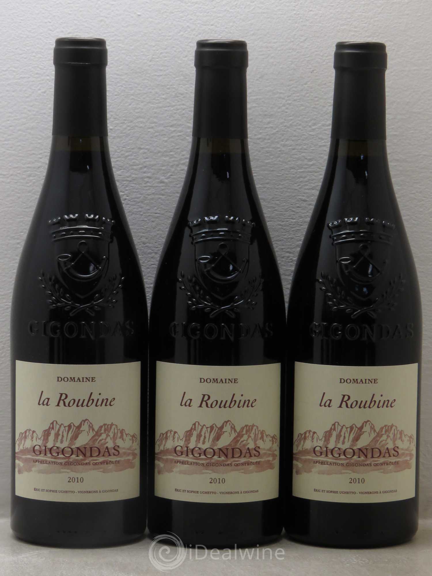 Gigondas Roubine 2010 - Lot de 6 bouteilles - 1