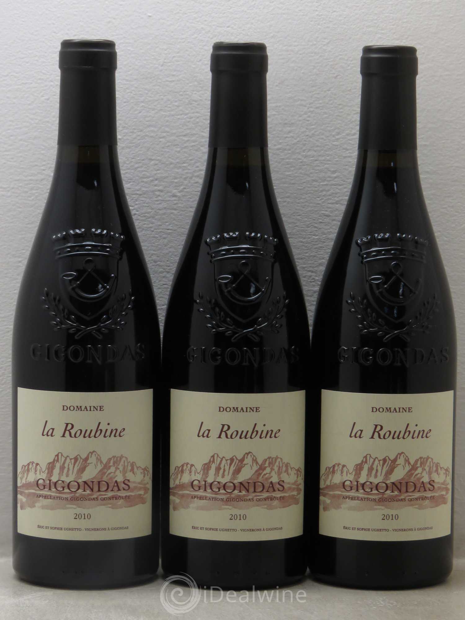 Gigondas Roubine 2010 - Lot de 6 bouteilles - 2