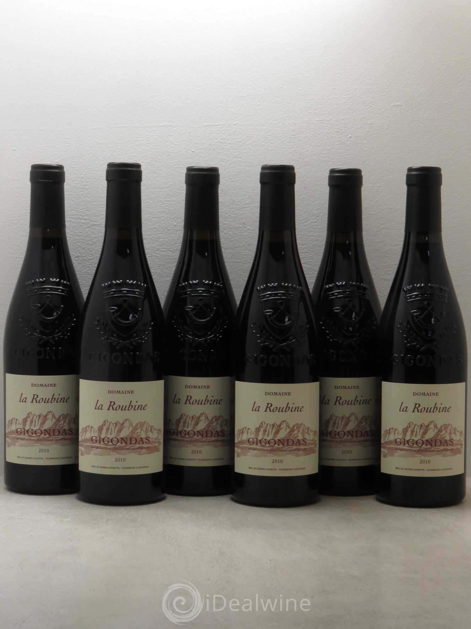 Gigondas Roubine 2010 - Lot de 6 bouteilles - 0