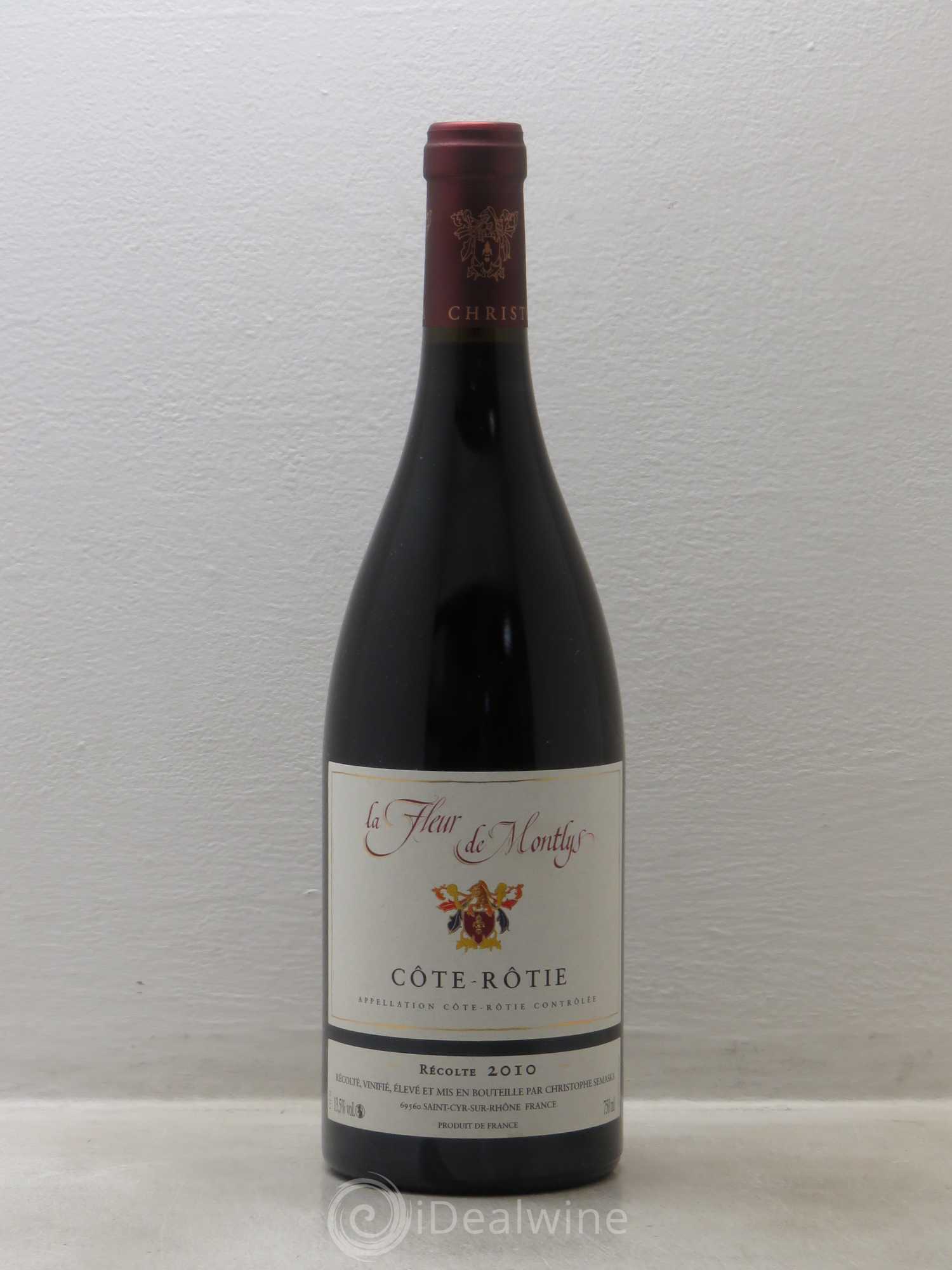 Côte-Rôtie La Fleur de Montlys -Christophe Semaska 2010 - Posten von 1 Flasche - 0