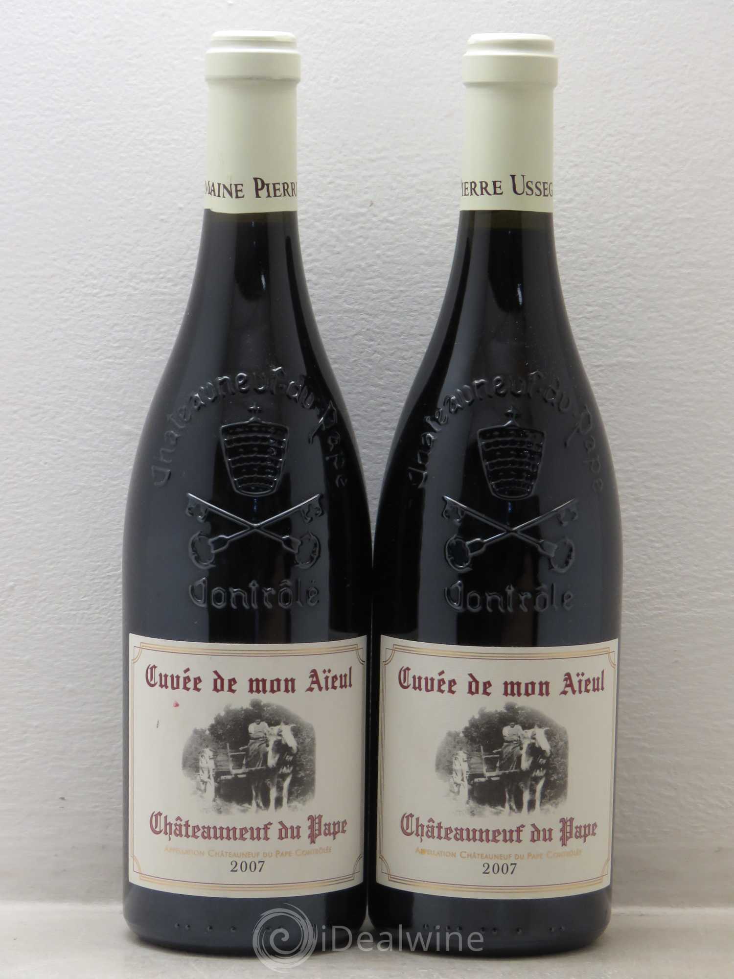 Châteauneuf-du-Pape Cuvée de mon Aïeul Pierre Usseglio & Fils 2007 - Lot de 2 bouteilles - 0