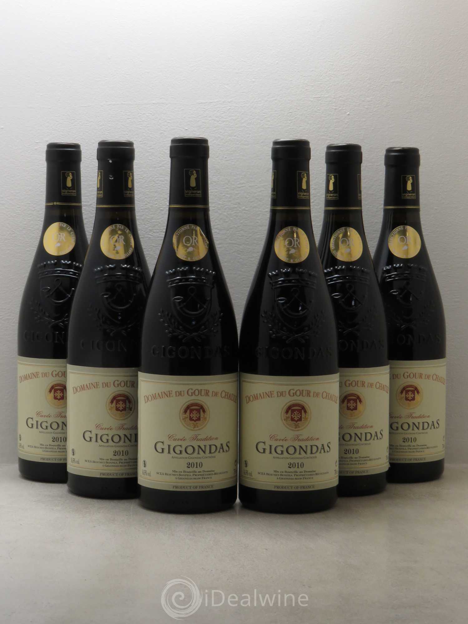 Gigondas Domaine du Gour du Chaulé - Cuvée Tradition 2010 - Posten von 6 Flaschen - 0