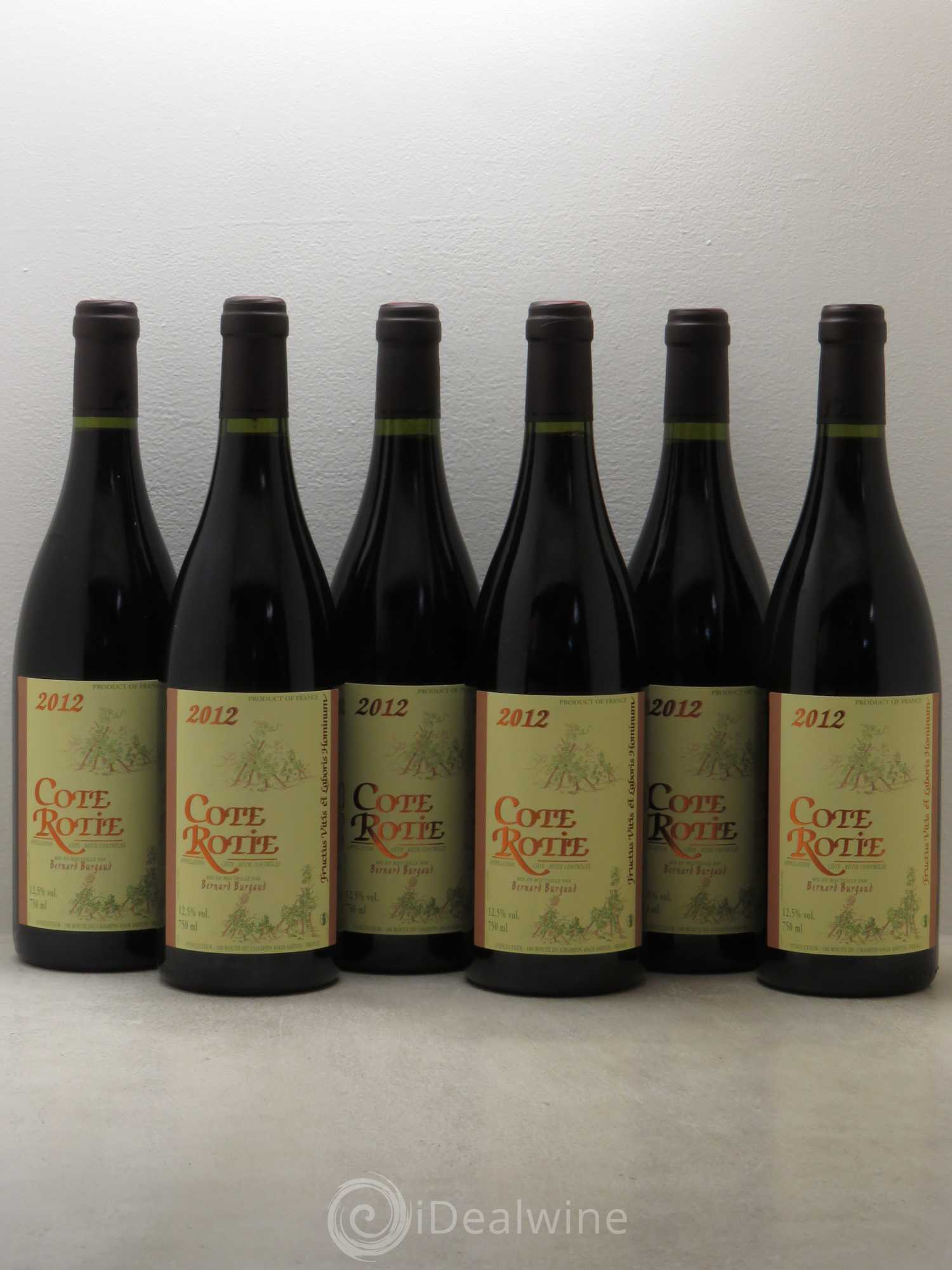 Côte-Rôtie Bernard Burgaud 2012 - Lot de 6 bouteilles - 0