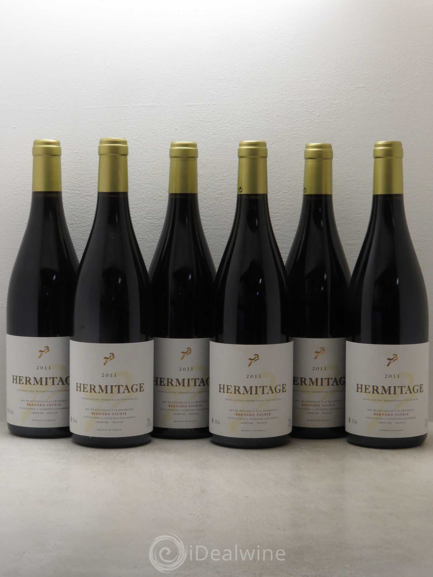 Hermitage Bernard Faurie Bessards Méal 2011 - Posten von 6 Flaschen - 0