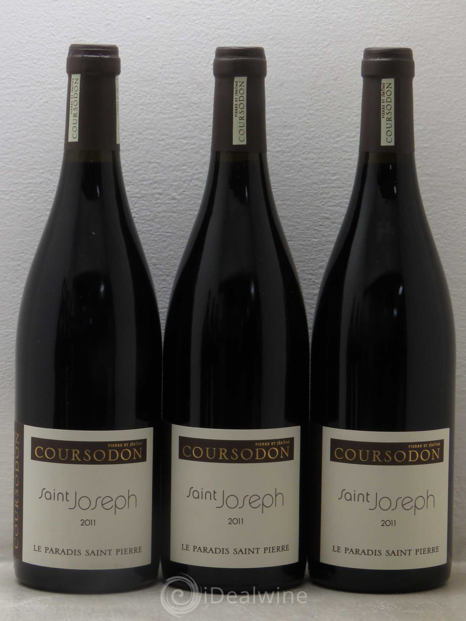 Saint-Joseph Le Paradis Saint-Pierre Pierre et Jérôme Coursodon 2011 - Lot de 6 bouteilles - 1