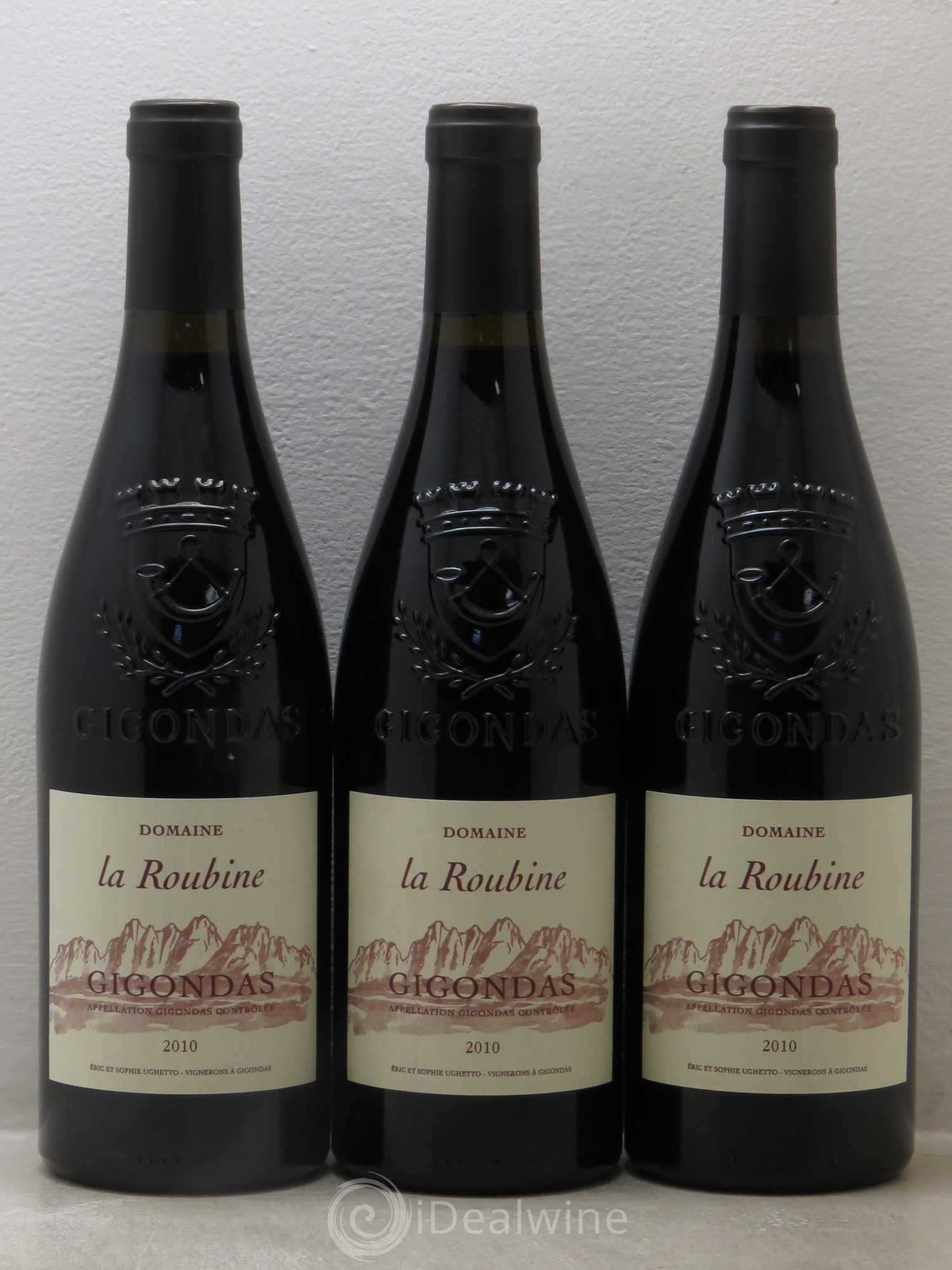 Gigondas Roubine 2010 - Lot de 6 bouteilles - 2
