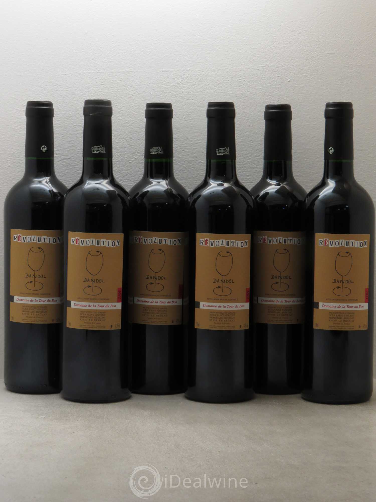 Bandol Révolution - Tour du Bon 2011 - Posten von 6 Flaschen - 0