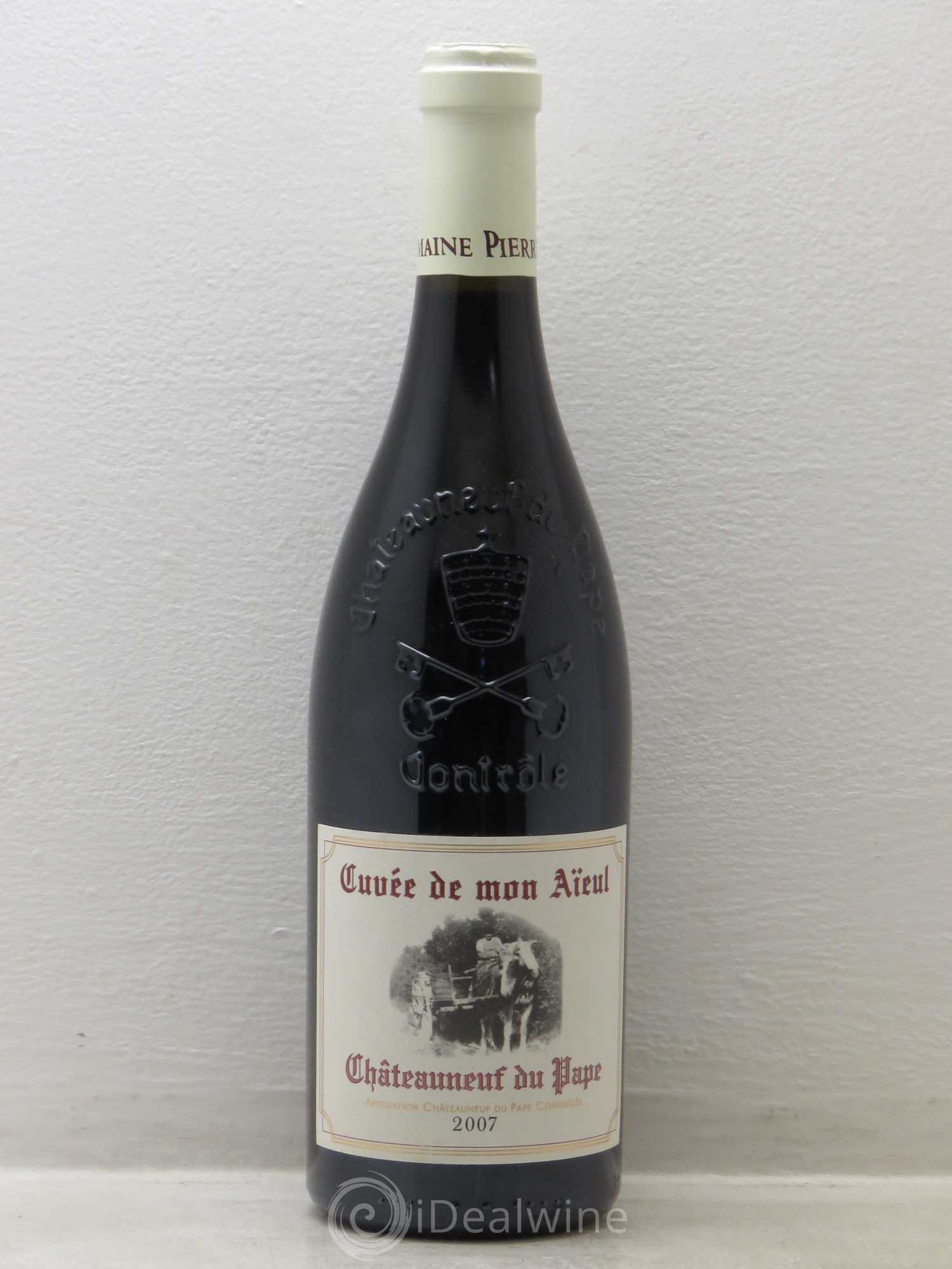Châteauneuf-du-Pape Cuvée de mon Aïeul Pierre Usseglio & Fils 2007 - Lot de 1 bouteille - 0