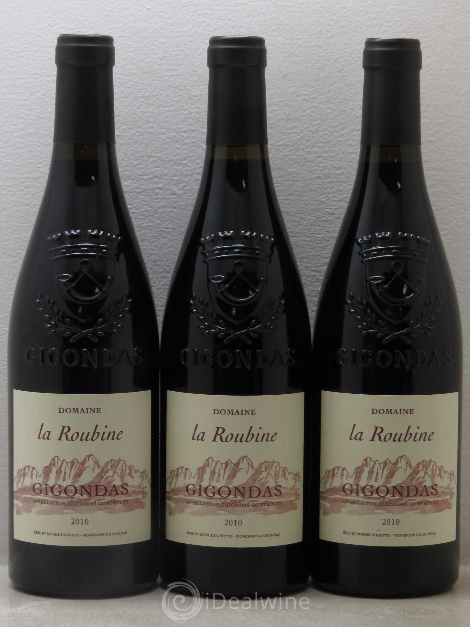 Gigondas Roubine 2010 - Lot de 6 bouteilles - 2