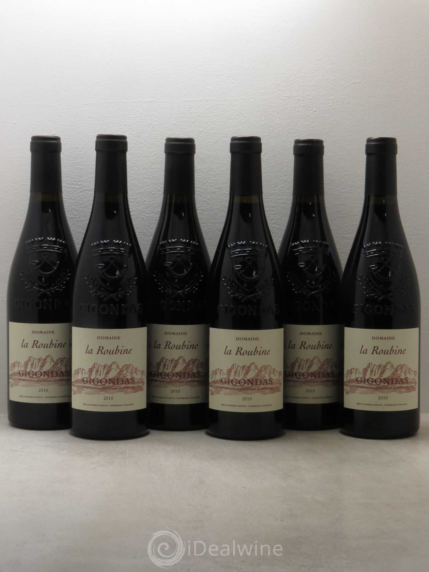 Gigondas Roubine 2010 - Lot de 6 bouteilles - 0