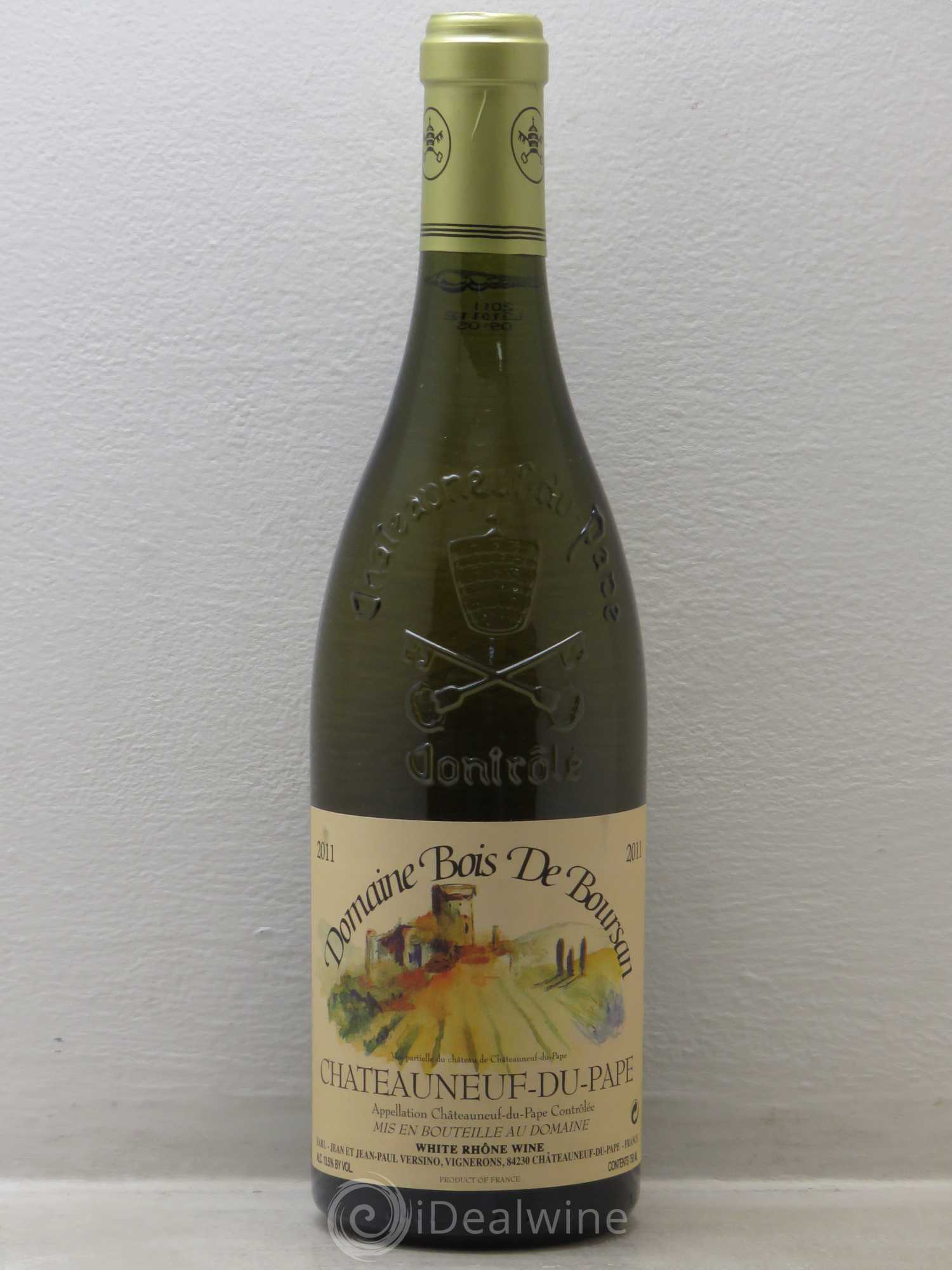 Châteauneuf-du-Pape Bois de Boursan (Domaine) Jean et Jean-Paul Versino 2011 - Lot de 1 bouteille - 0