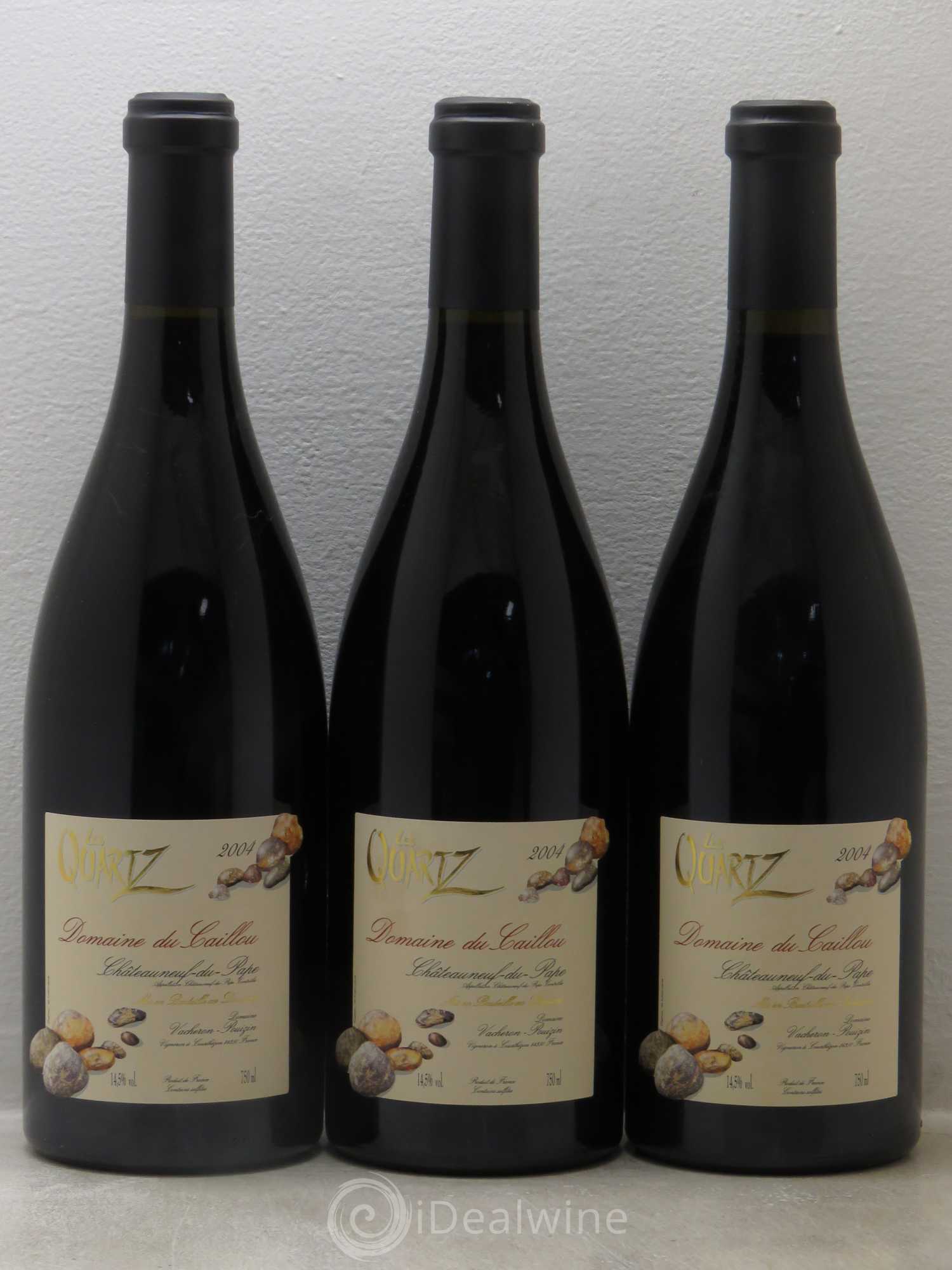 Châteauneuf-du-Pape Les Quartz Clos du Caillou 2004 - Lot de 6 bouteilles - 2