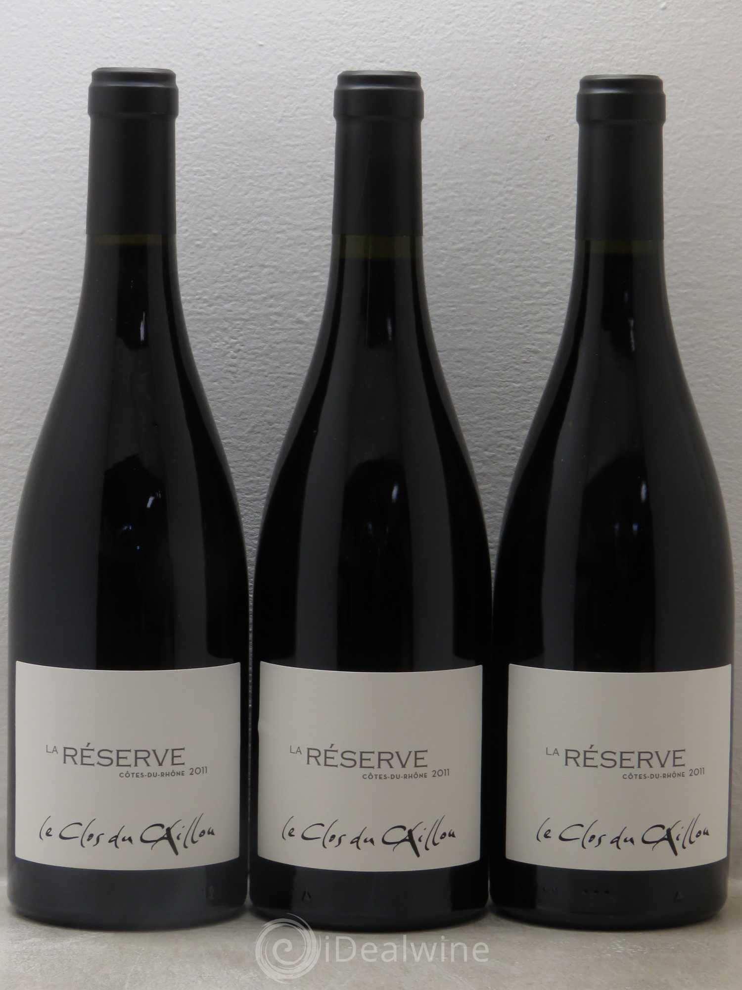 Côtes-du-Rhône Réserve - Clos du Caillou 2011 - Posten von 6 Flaschen - 1
