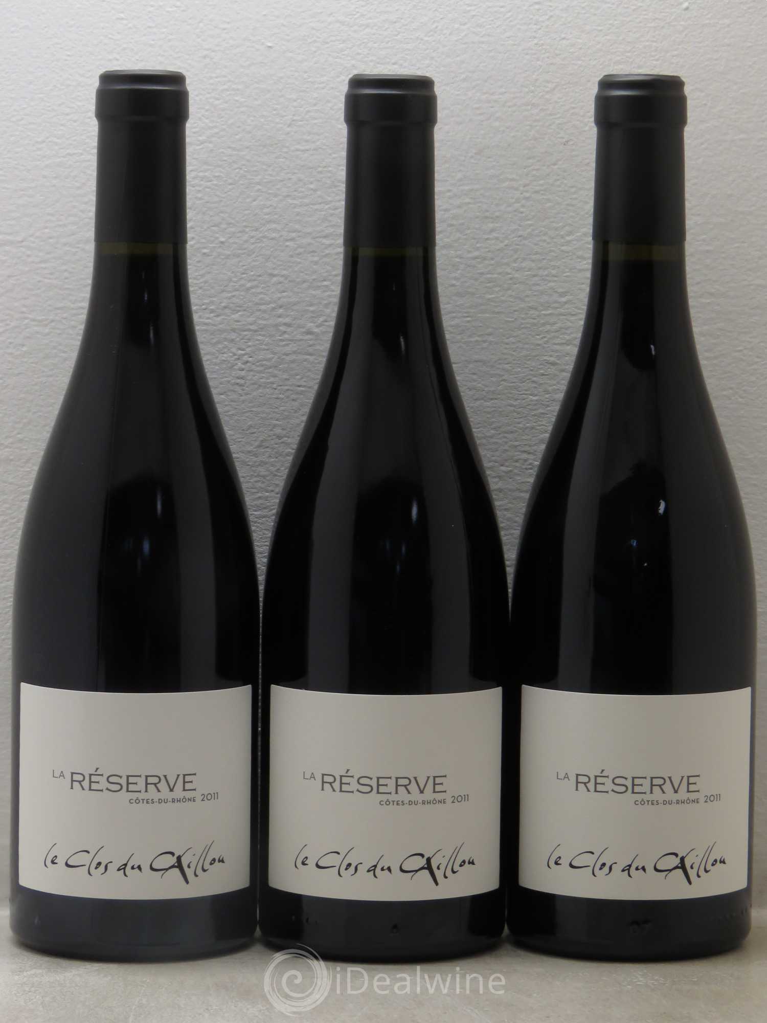 Côtes-du-Rhône Réserve - Clos du Caillou 2011 - Posten von 6 Flaschen - 2