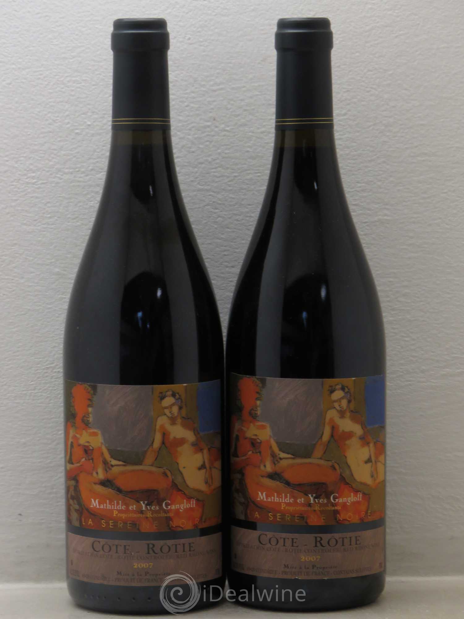 Côte-Rôtie La Sereine Noire Gangloff (Domaine) 2007 - Lot de 2 bouteilles - 0