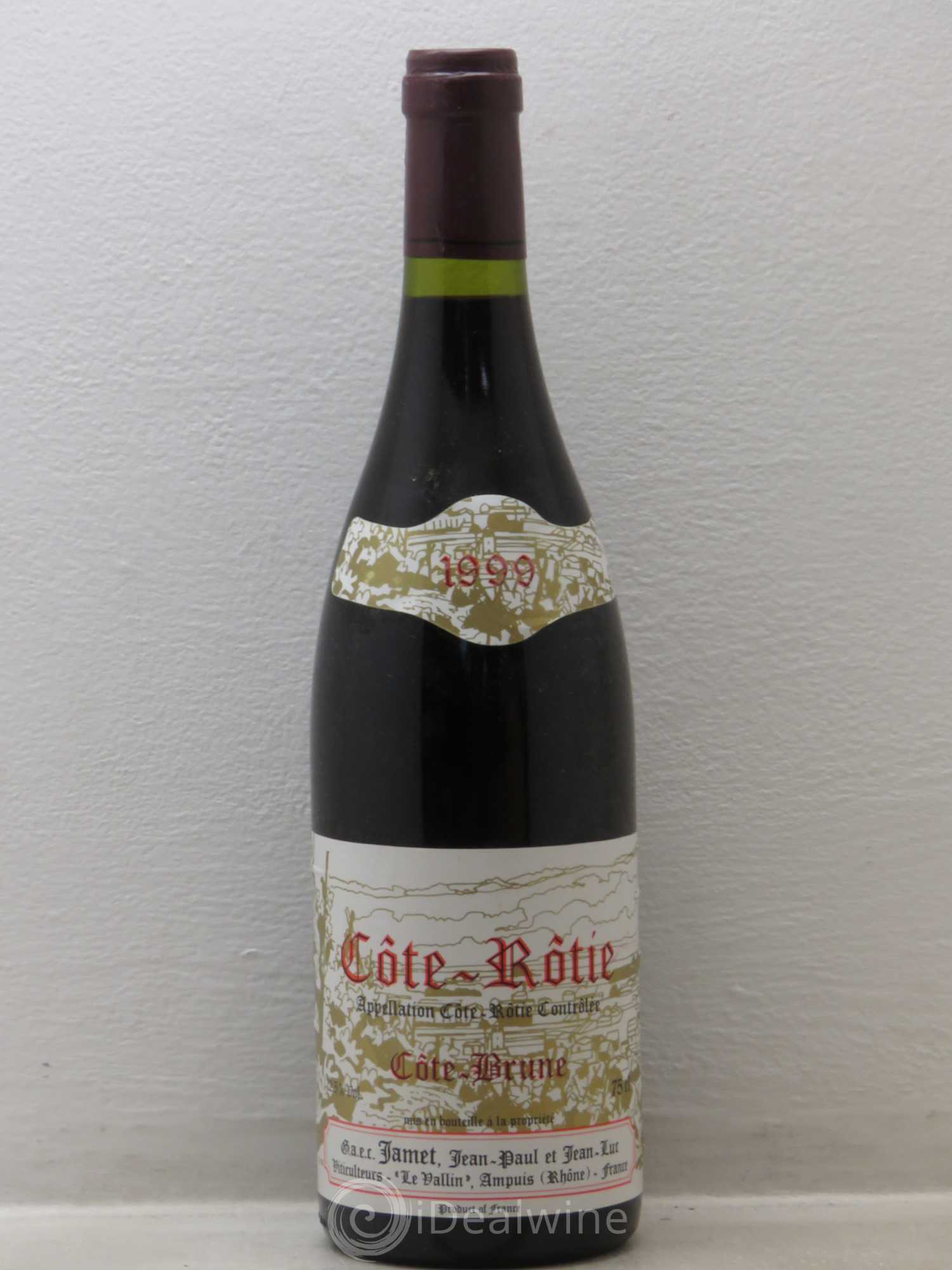 Côte-Rôtie Côte Brune Jamet (Domaine) 1999 - Lot de 1 bouteille - 0