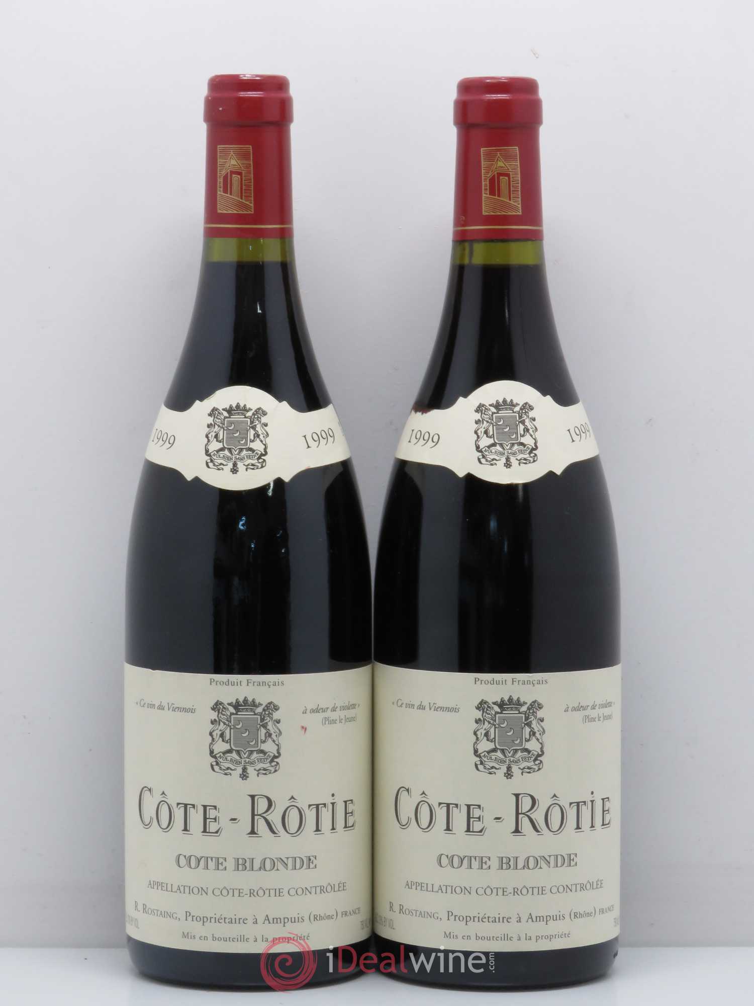 Côte-Rôtie Côte Blonde René Rostaing 1999 - Lotto di 2 bottiglie - 0