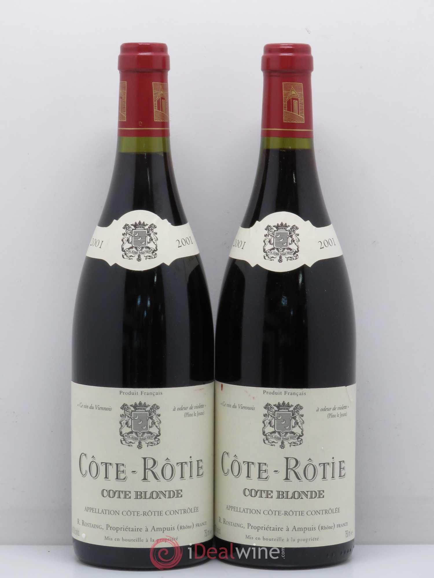 Côte-Rôtie Côte Blonde René Rostaing 2001 - Posten von 2 Flaschen - 0