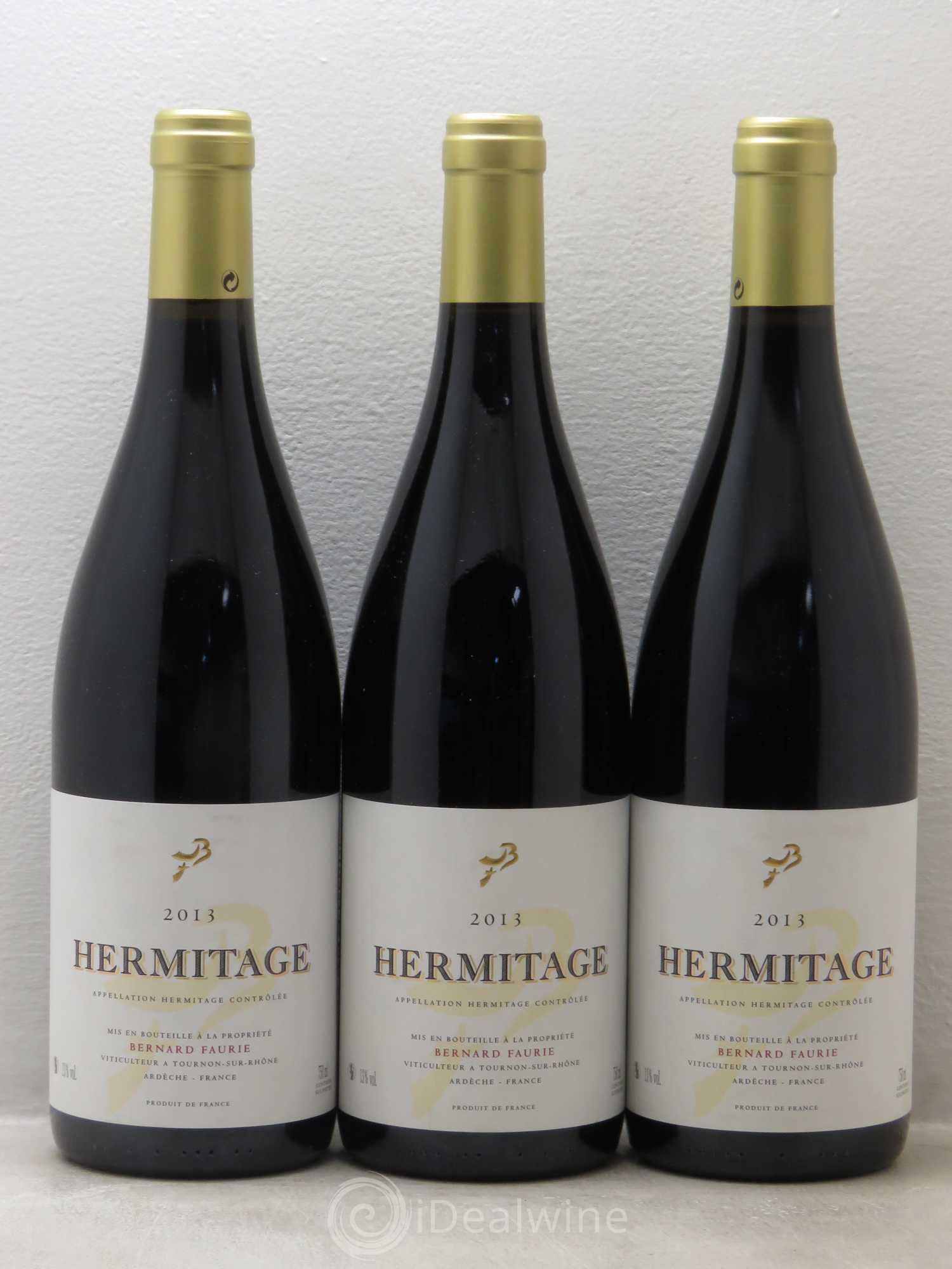 Hermitage Les Greffieux, Les Bessards et Le Méal Bernard Faurie Bessards/Méal 2013 - Lot de 3 bouteilles - 0