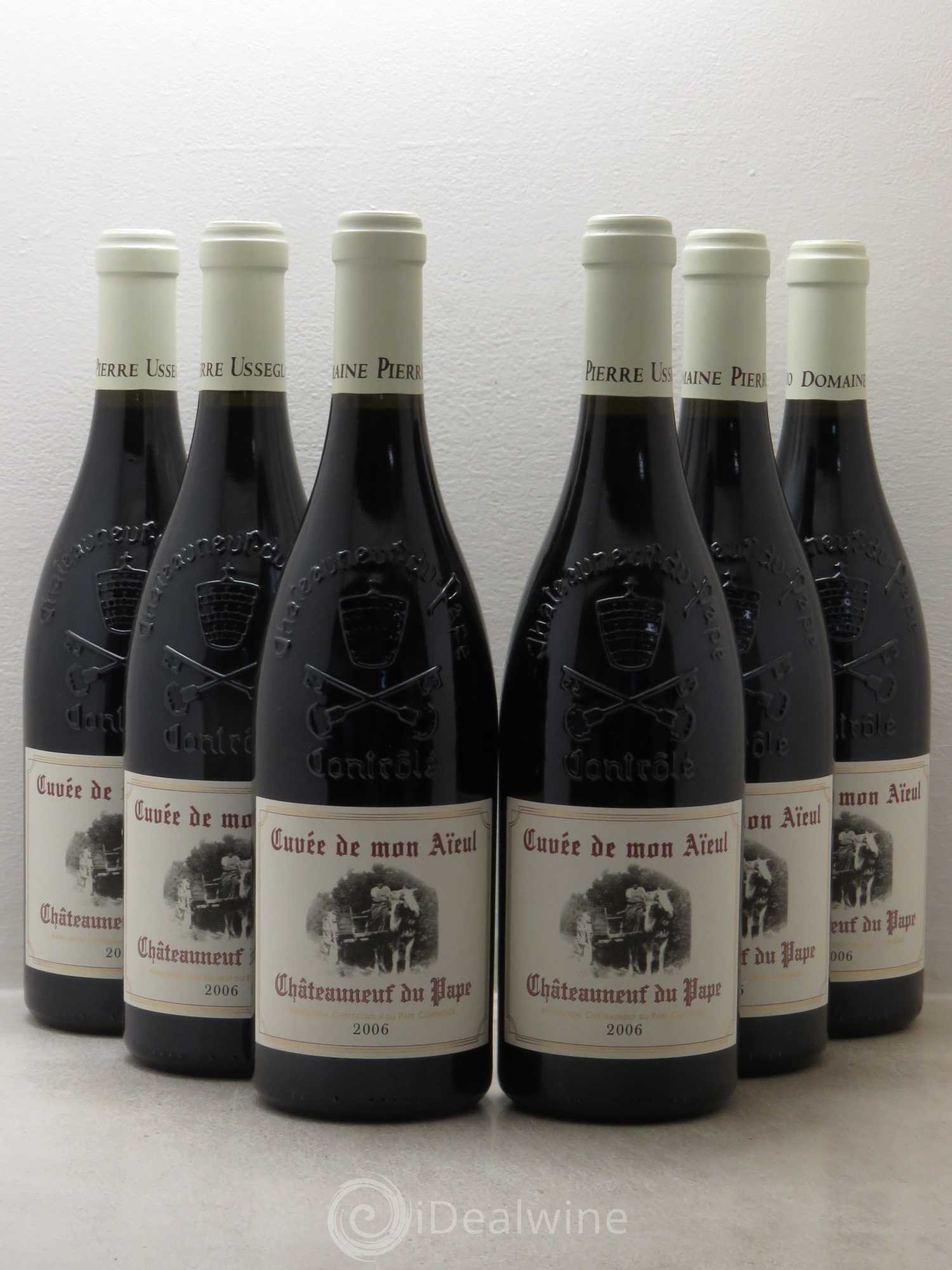 Châteauneuf-du-Pape Cuvée de mon Aïeul Pierre Usseglio & Fils 2006 - Lot de 6 bouteilles - 0