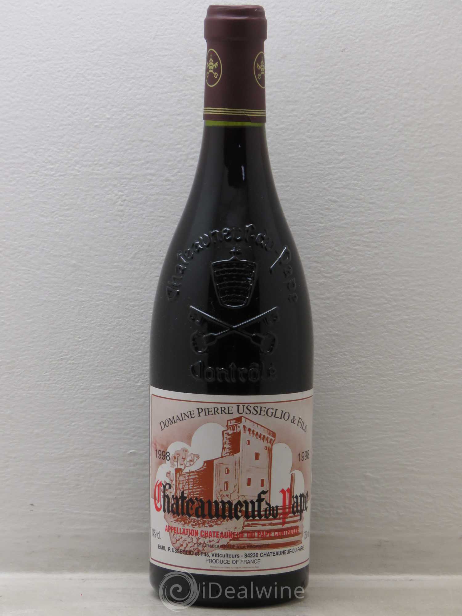 Châteauneuf-du-Pape Tradition Pierre Usseglio & Fils 1998 - Lot de 1 bouteille - 0