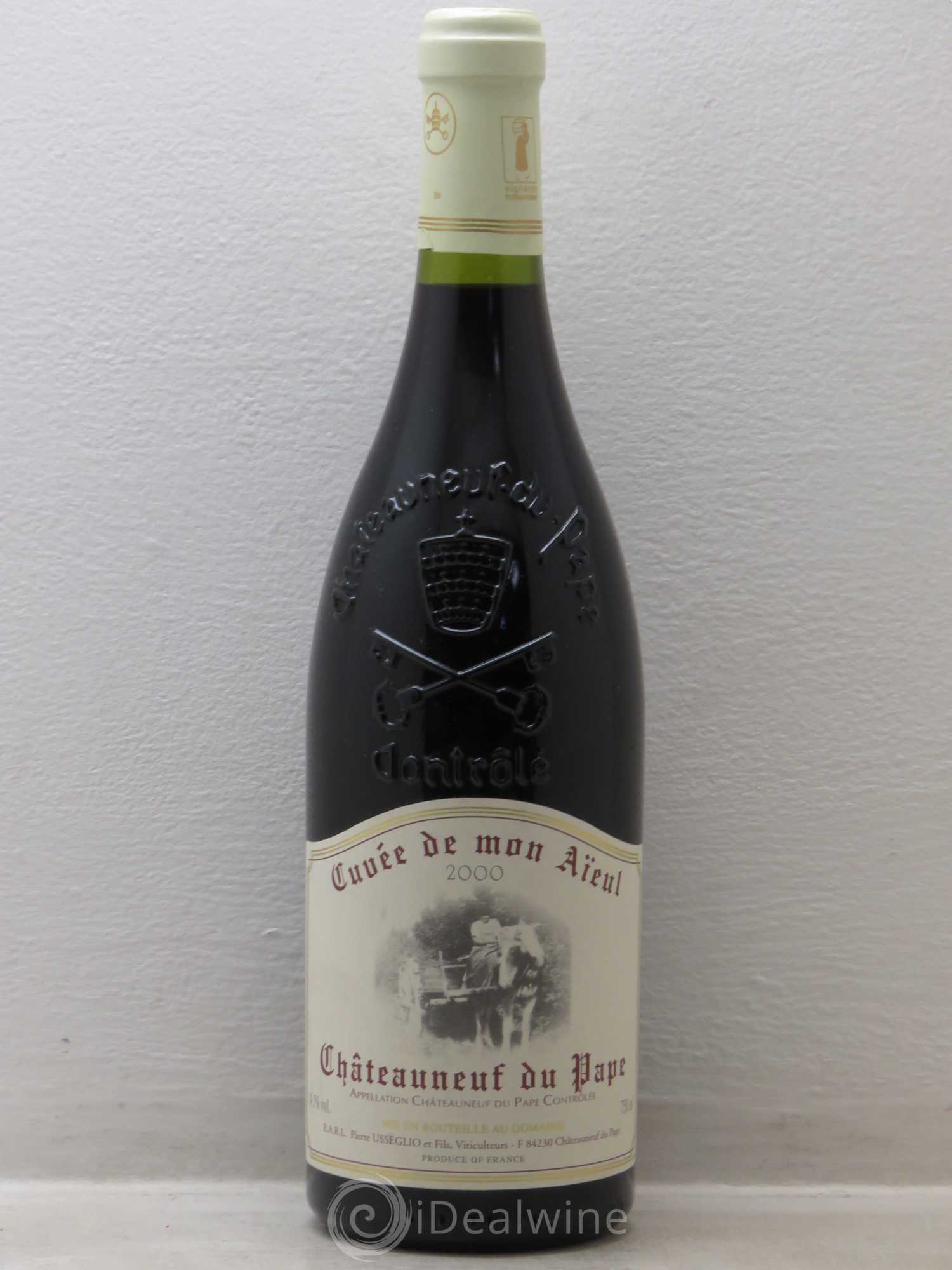 Châteauneuf-du-Pape Cuvée de mon Aïeul Pierre Usseglio & Fils 2000 - Lot de 1 bouteille - 0