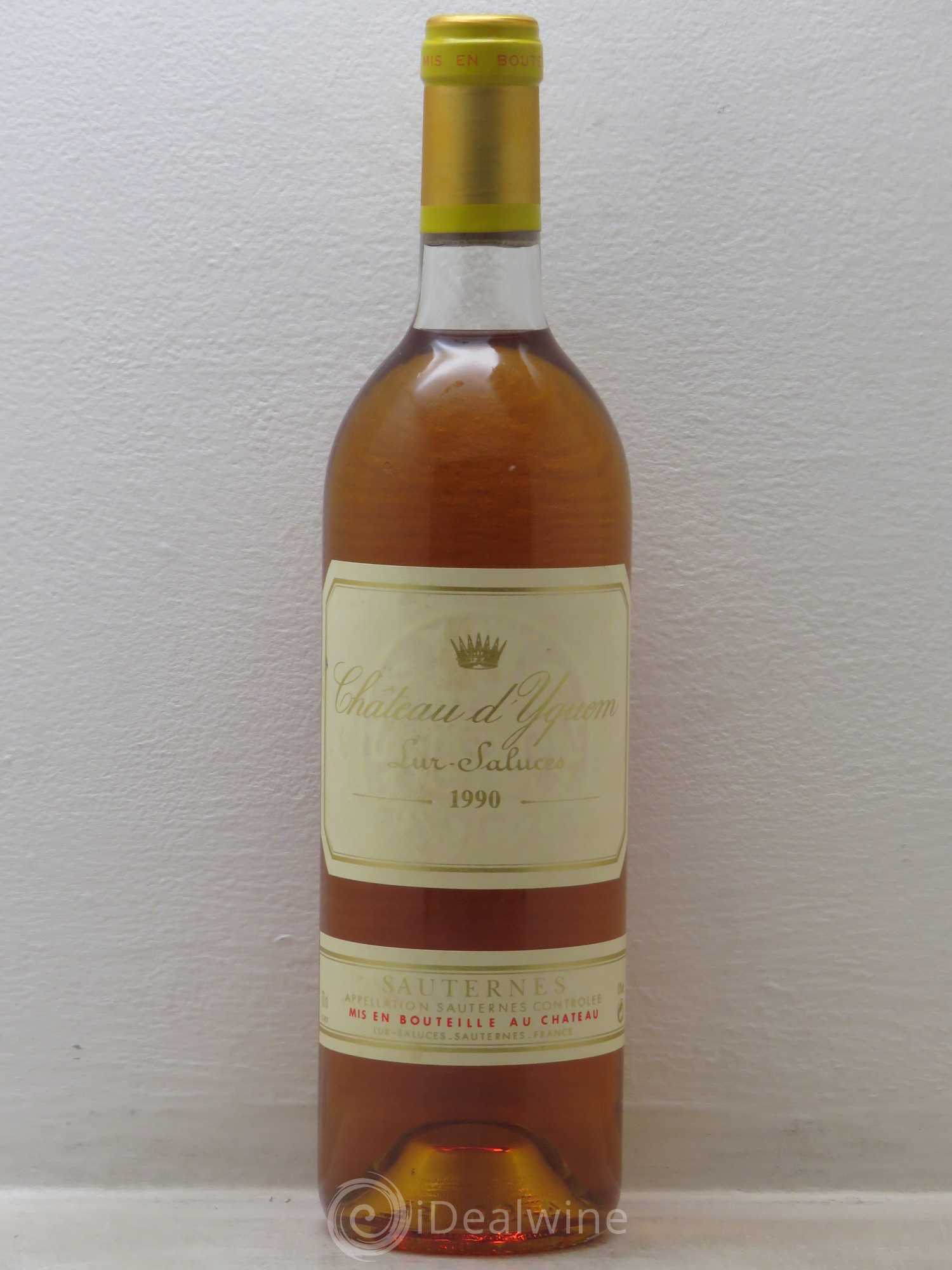 Château d' Yquem 1er Cru Classé Supérieur 1990 - Lotto di 1 bottiglia - 0