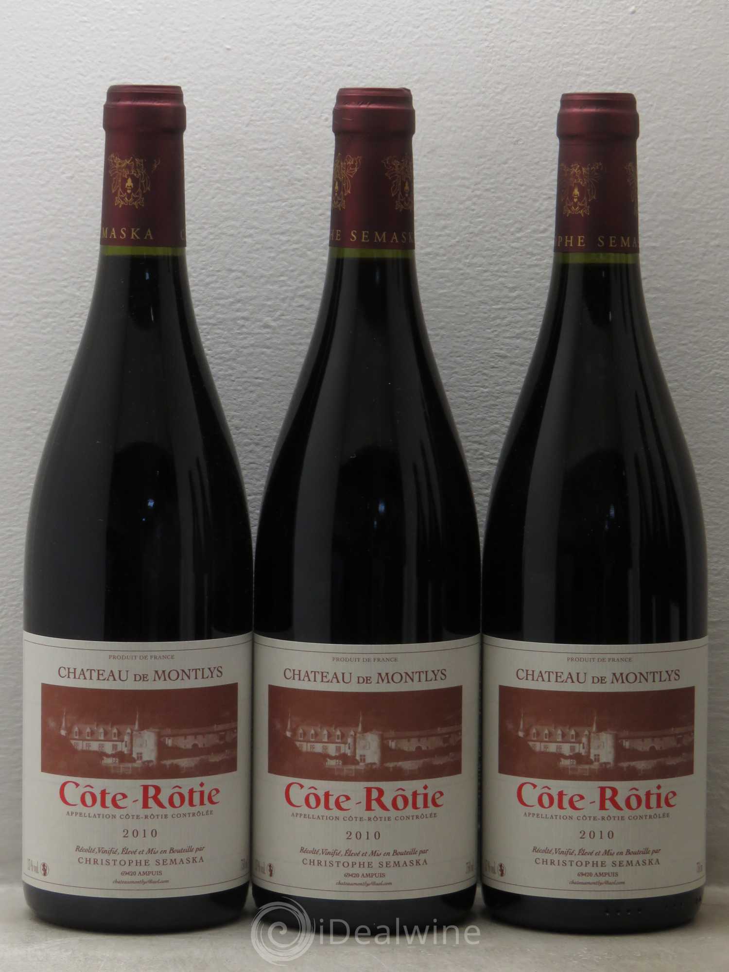 Côte-Rôtie Château de Montlys 2010 - Lot de 6 bouteilles - 2