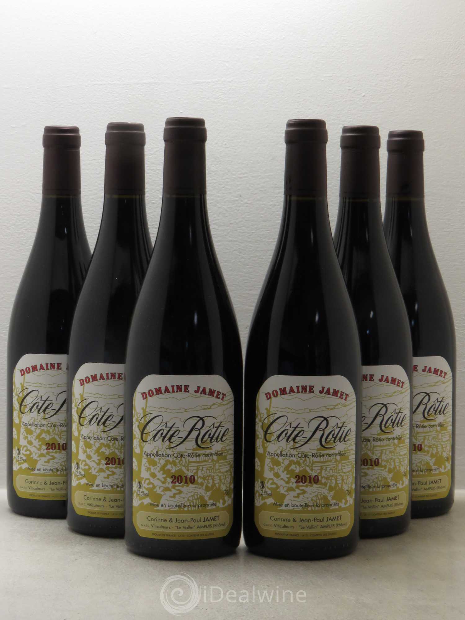 Côte-Rôtie Jamet (Domaine) 2010 - Lot de 6 bouteilles - 0