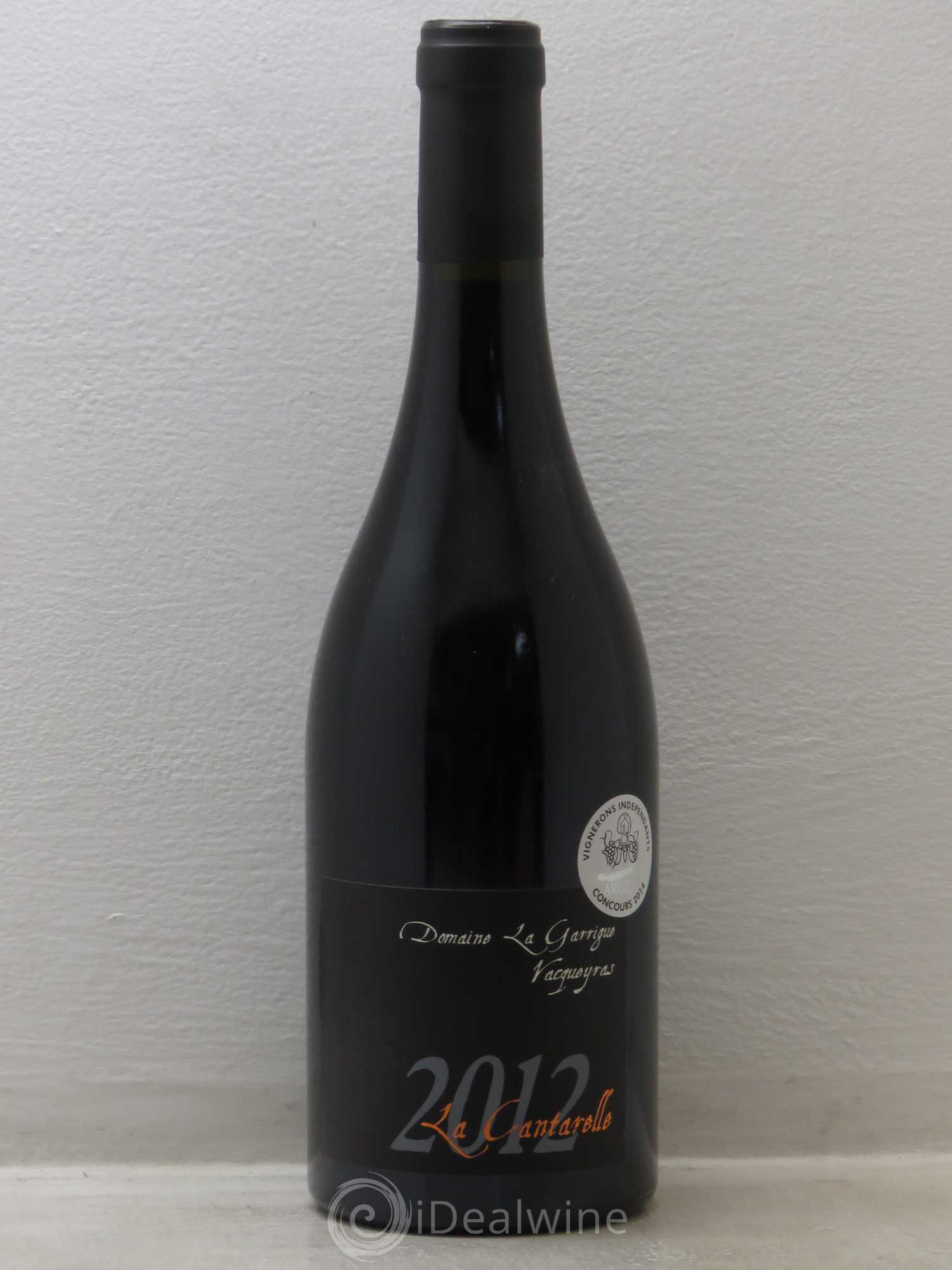 Vacqueyras La Cantarelle Domaine La Garrigue 2012 - Posten von 1 Flasche - 0