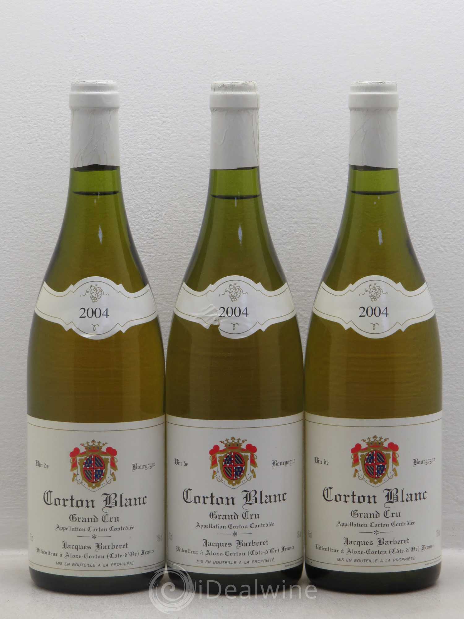 Corton Grand Cru Barberet (sans prix de réserve) 2004 - Posten von 3 Flaschen - 0