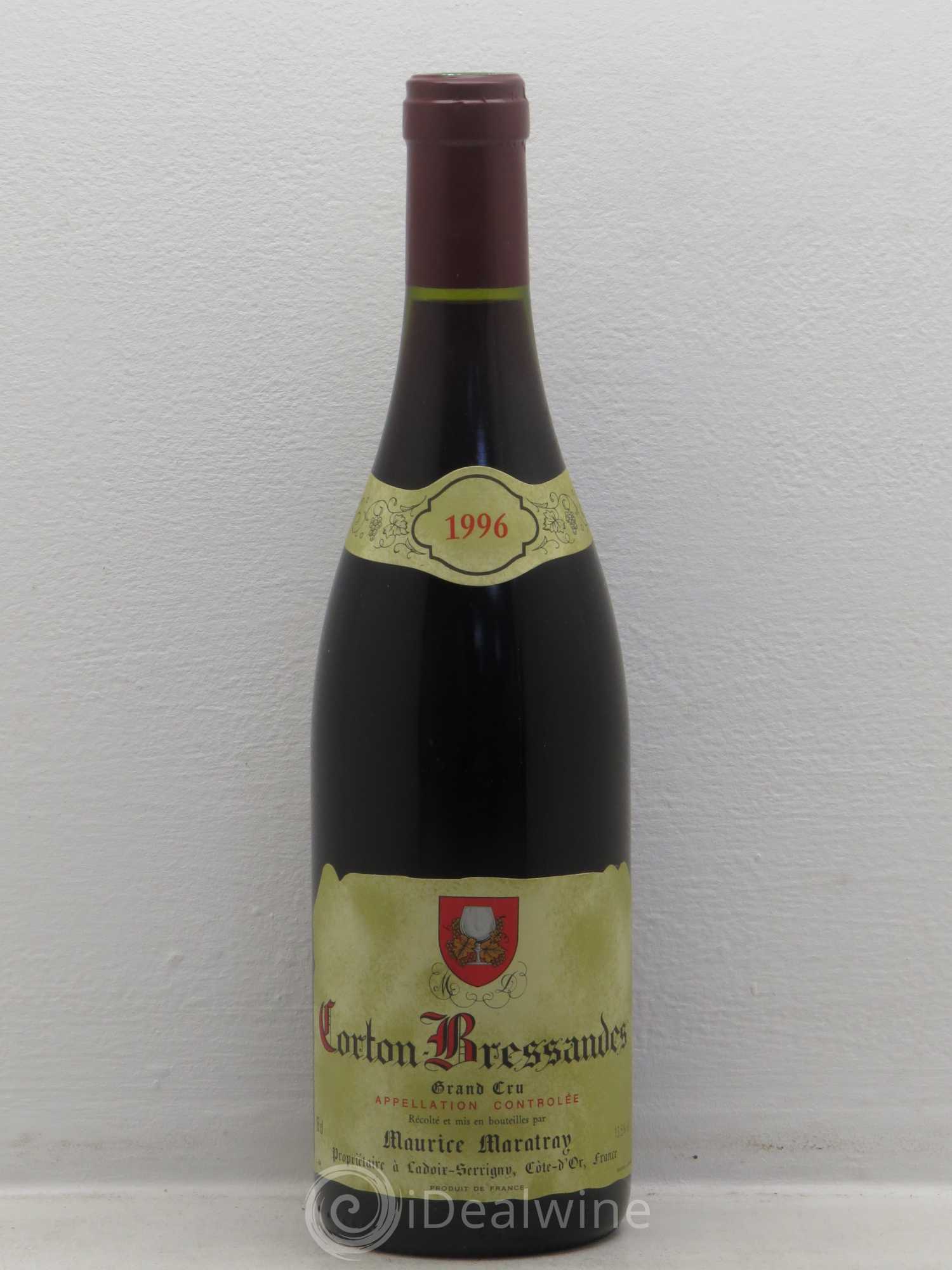 Corton Grand Cru Bressandes - Maurice Maratray 1996 - Posten von 1 Flasche - 0