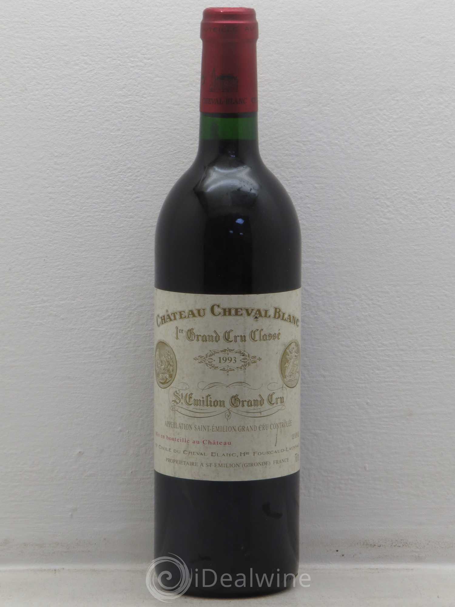 Château Cheval Blanc 1er Grand Cru Classé A 1993 - Lot de 1 bouteille - 0