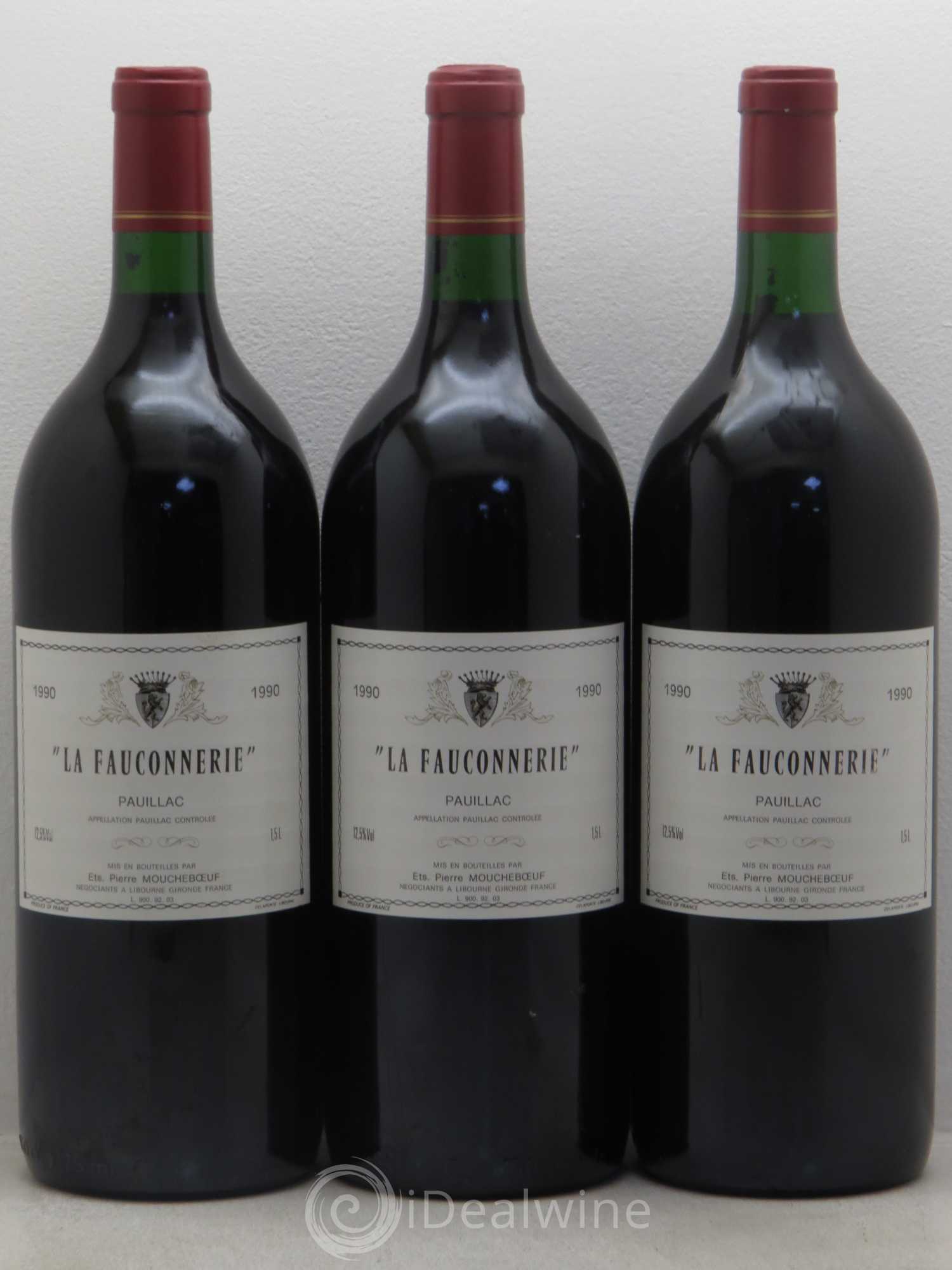Pauillac Château La Fauconnerie 1990 - Posten von 6 Magnum - 2