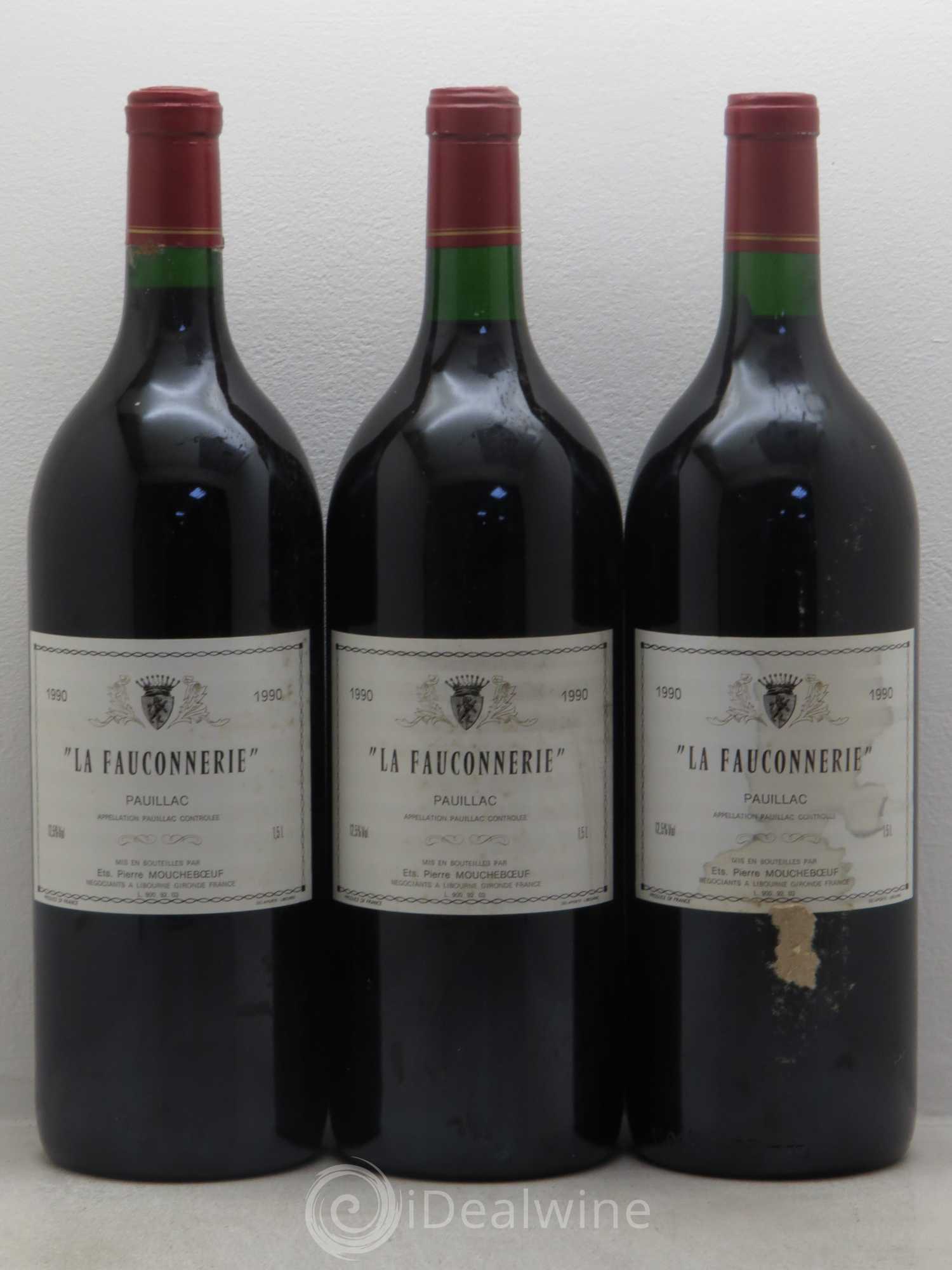 Pauillac Château La Fauconnerie 1990 - Posten von 6 Magnum - 2