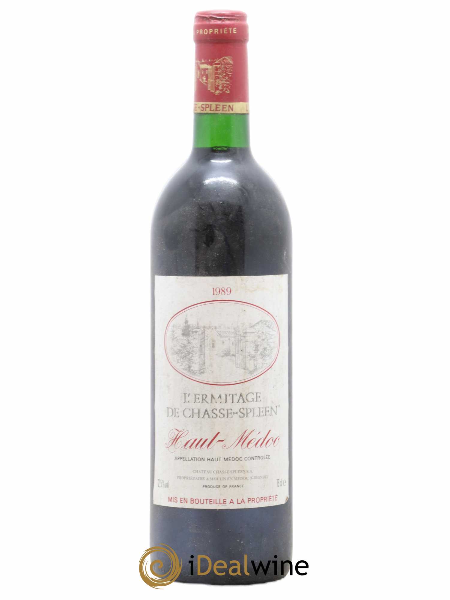 Héritage (Ermitage) de Chasse Spleen (no reserve) 1989 - Lot of 1 bottle - 0