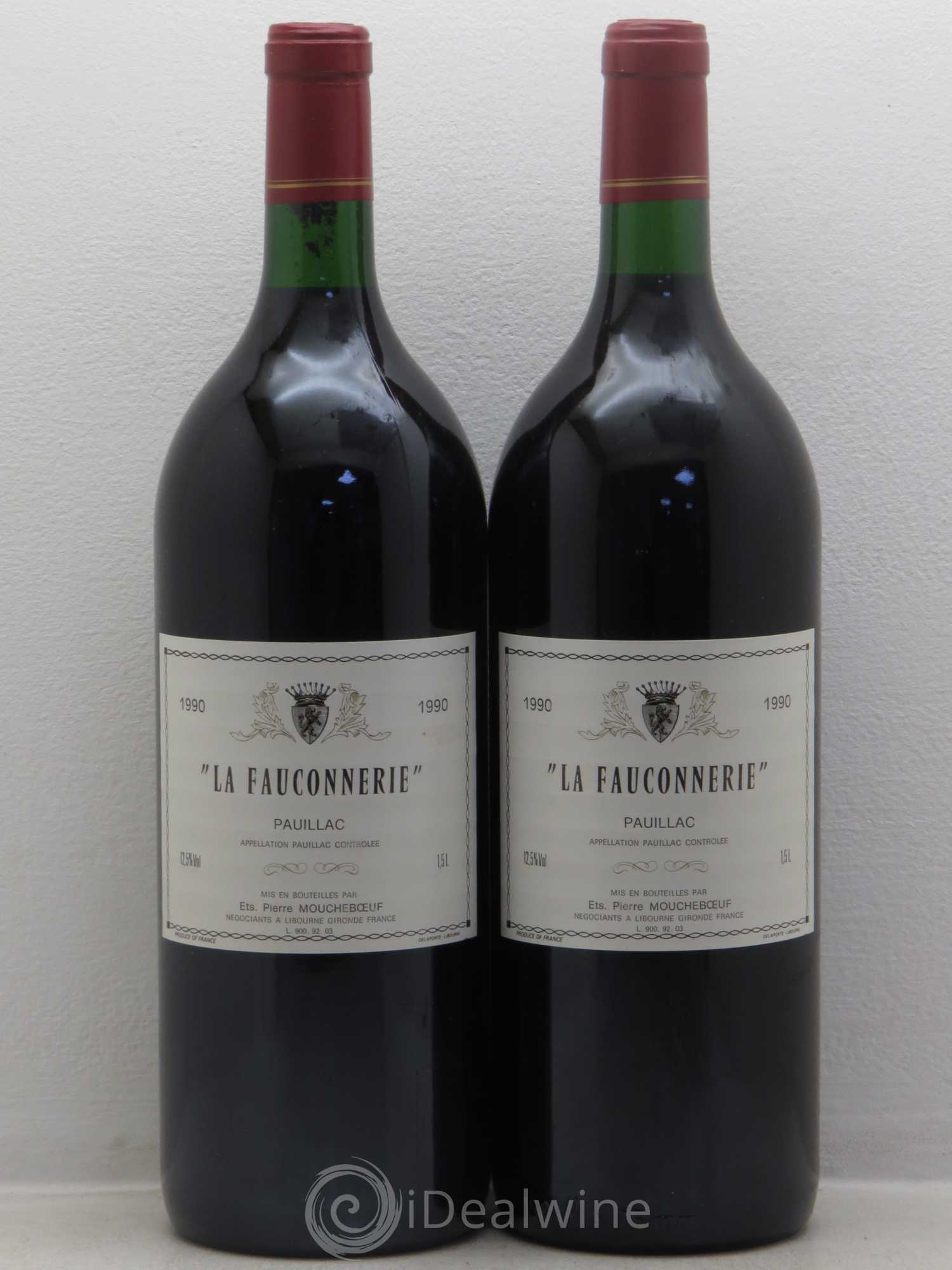 Pauillac Château La Fauconnerie 1990 - Posten von 2 Magnum - 0