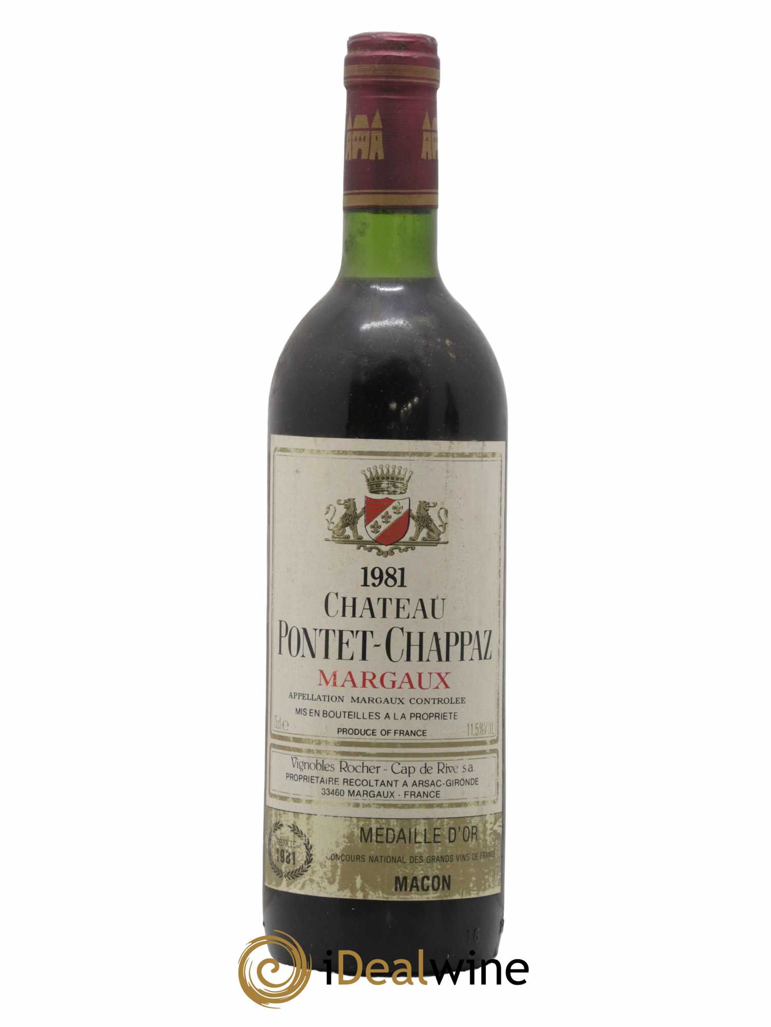 Bordeaux Margaux Pontet Chappaz 1981 - Lot de 1 bouteille - 0