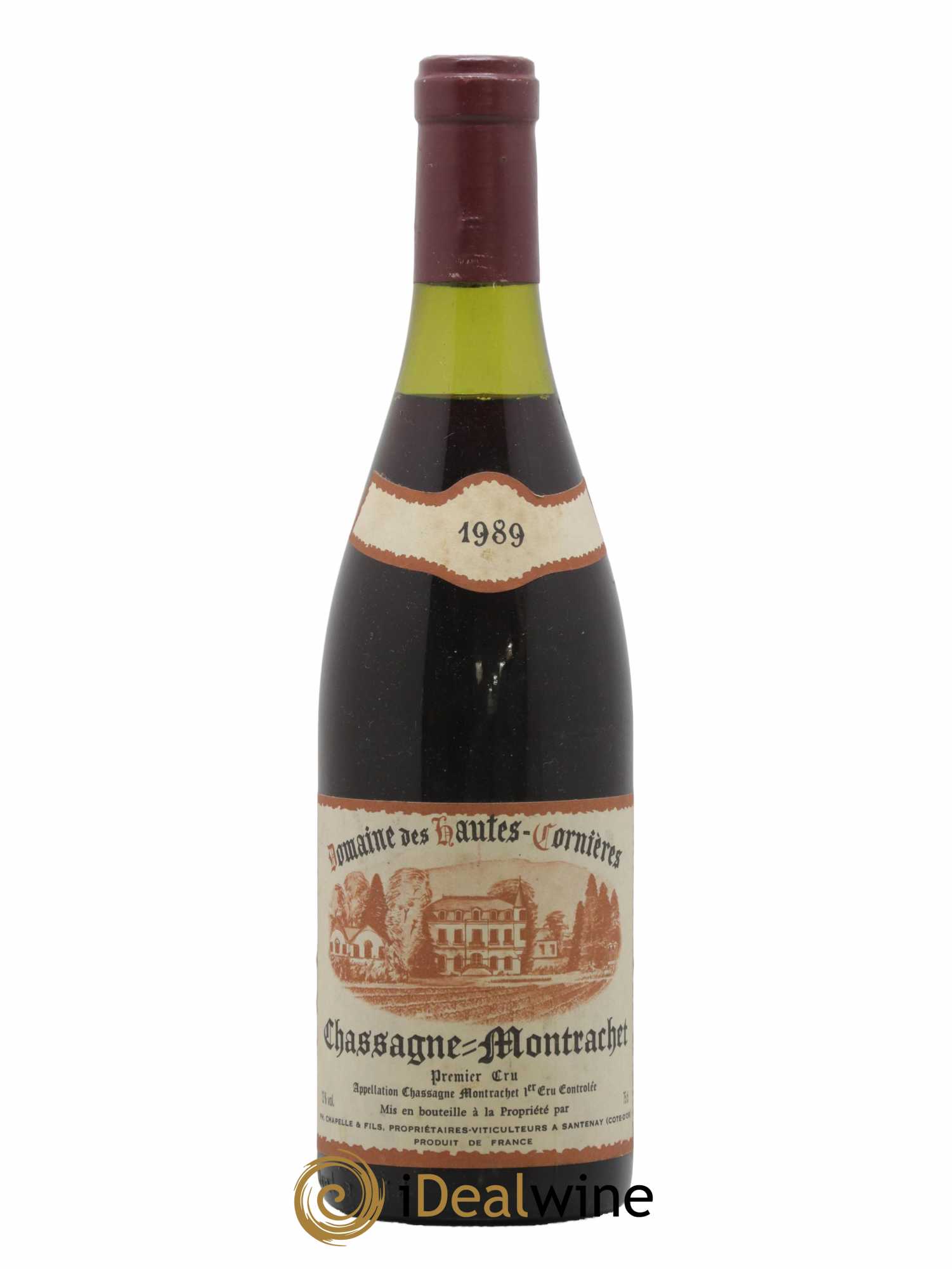 Chassagne-Montrachet 1er Cru Hautes Cornieres 1989 - Lot de 1 bouteille - 0