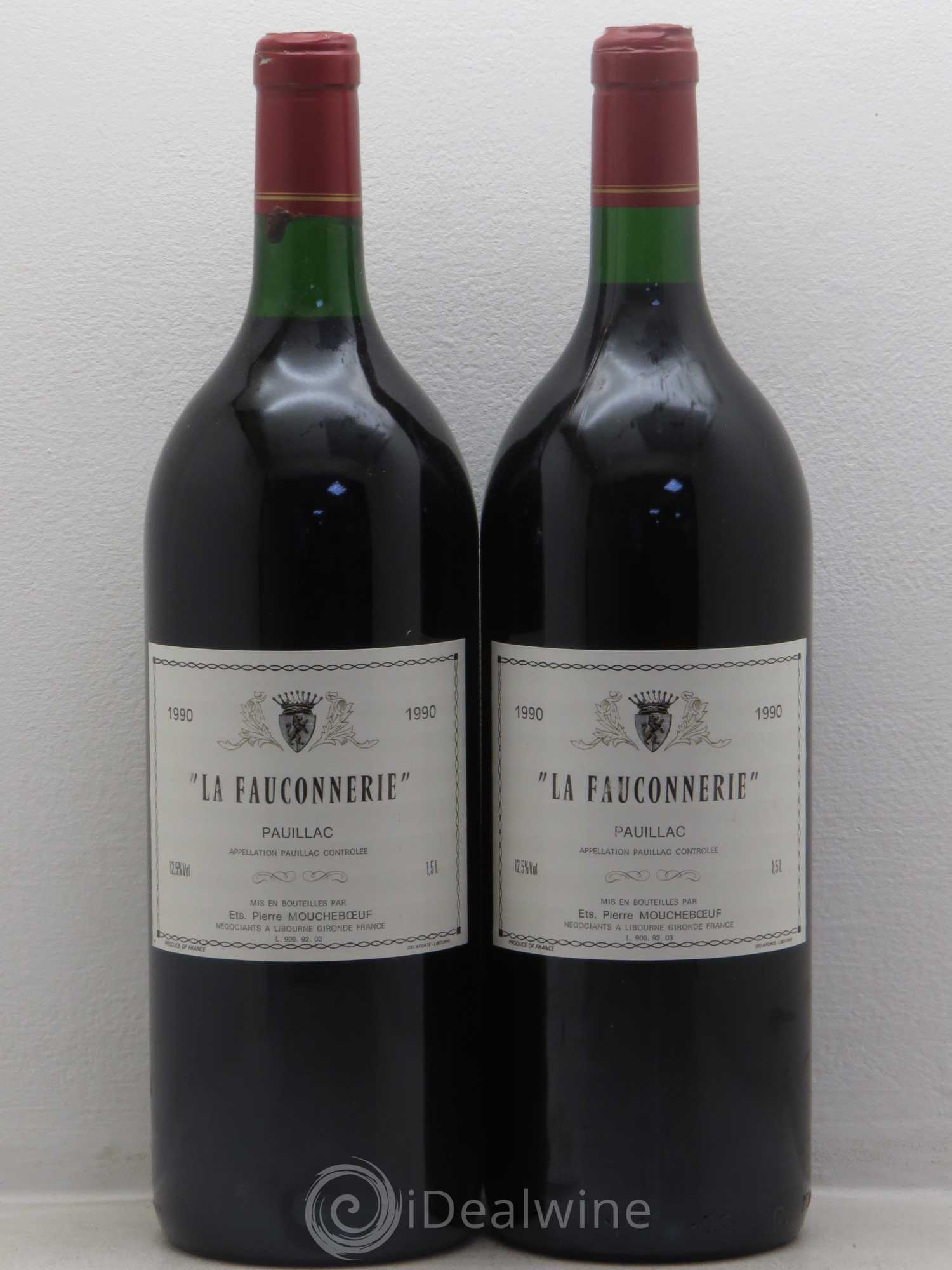 Pauillac Château La Fauconnerie 1990 - Posten von 2 Magnum - 0