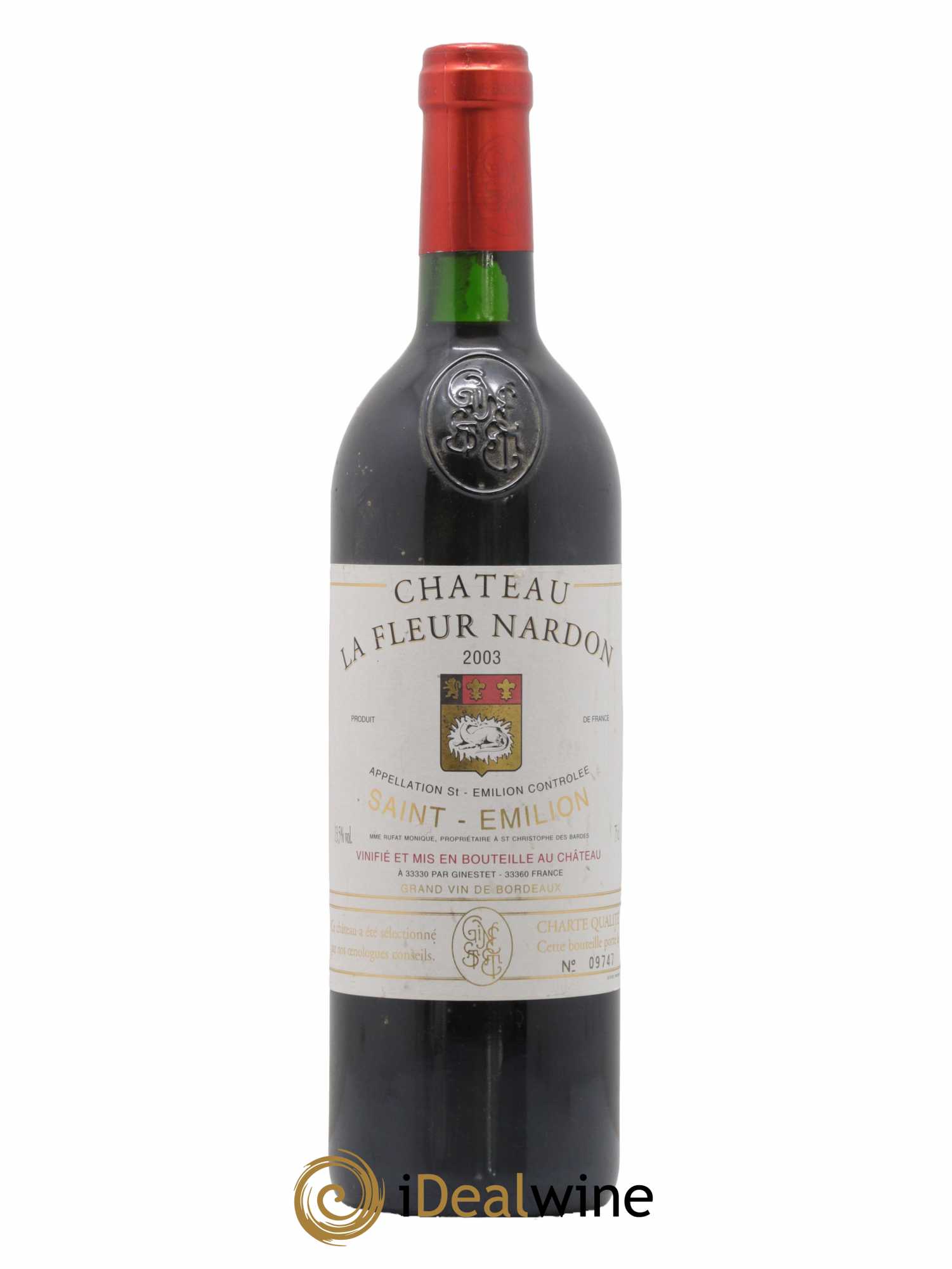 Saint-Émilion La Fleur Nardon 2003 - Lot de 1 bouteille - 0
