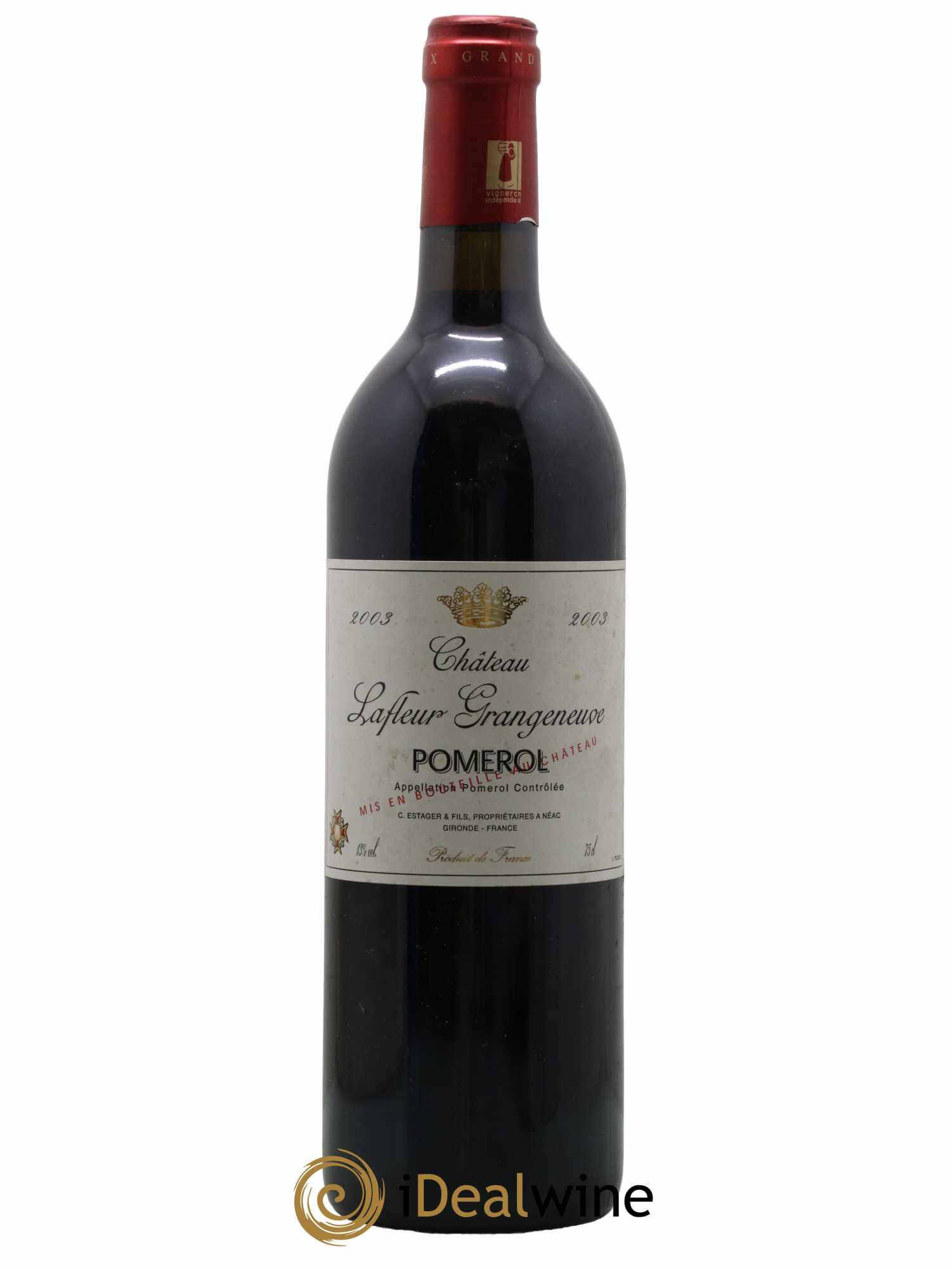 Pomerol Château Lafleur Grangeneuve 2003 - Lot de 1 bouteille - 0
